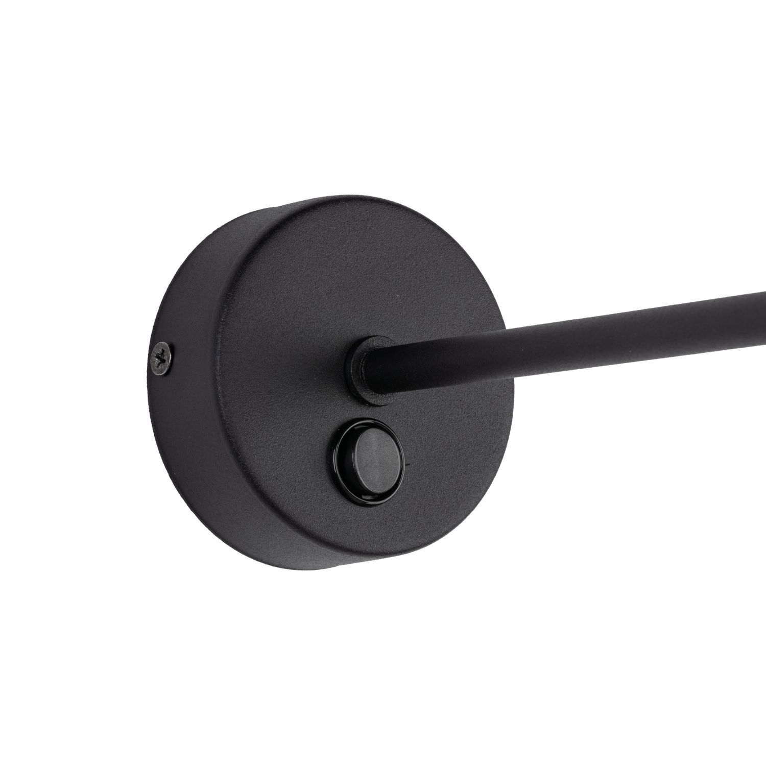 Applique murale avec interrupteur Tissu Métal Blanc Noir E27 GREET Griff