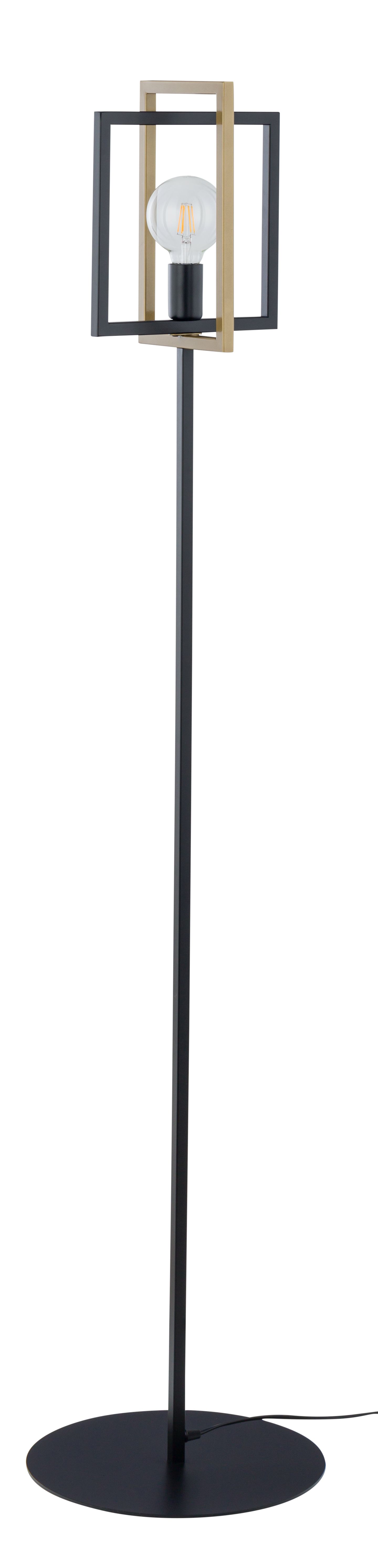 Große Stehlampe Schwarz Metall 161 cm E27 stylisch