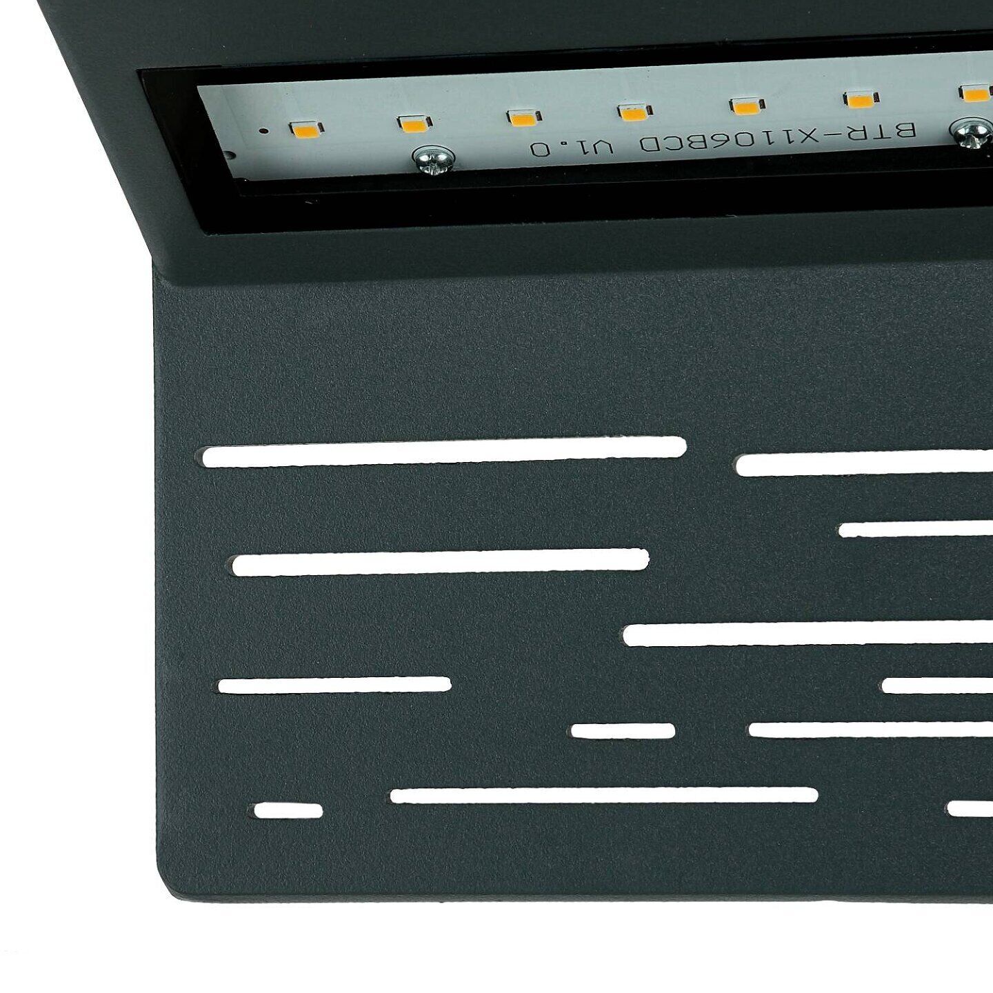 LED Außenleuchte Anthrazit IP44 6 W 700 lm Alu Glas Elektronik, Hardware