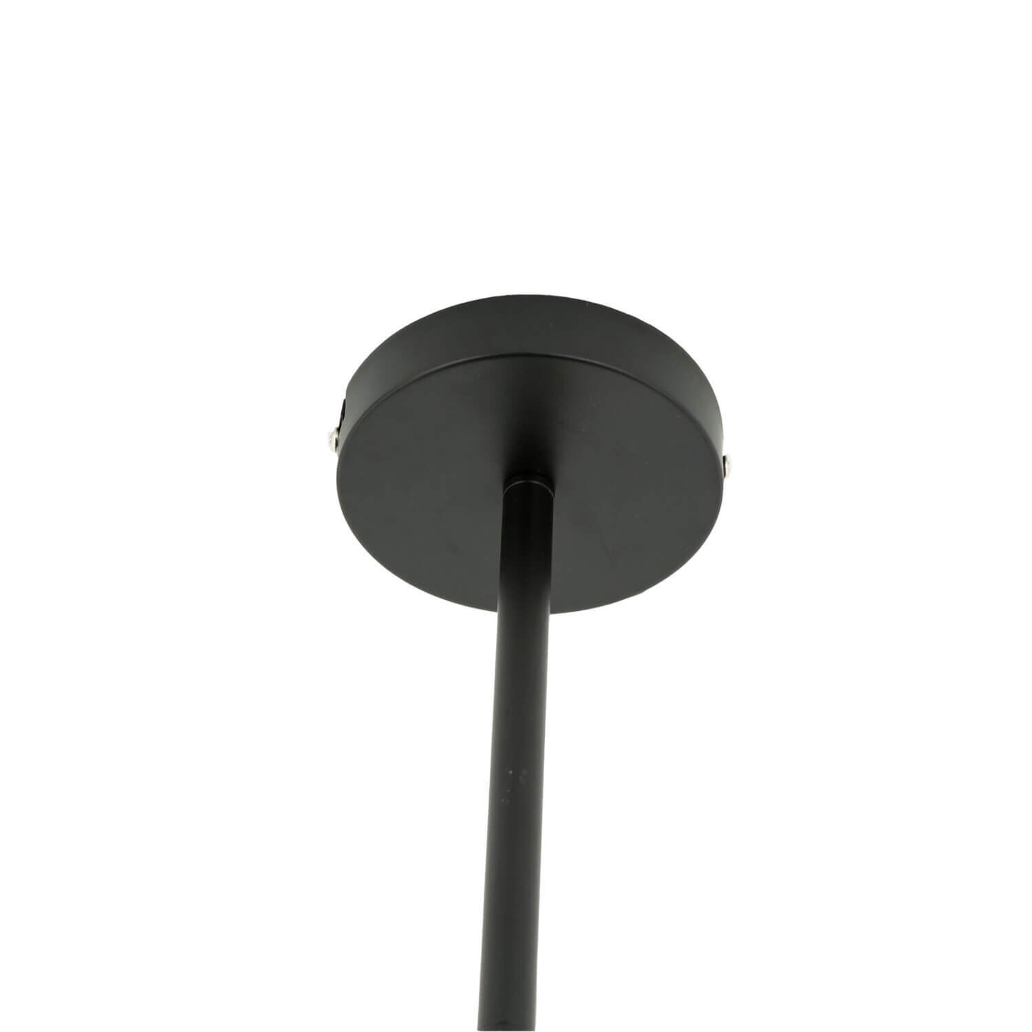 Deckenlampe Metall Schwarz Ø 56 cm 5x E27 Retro Deckenlampe Metall Schwarz Ø 56 cm 5x E27 Retro