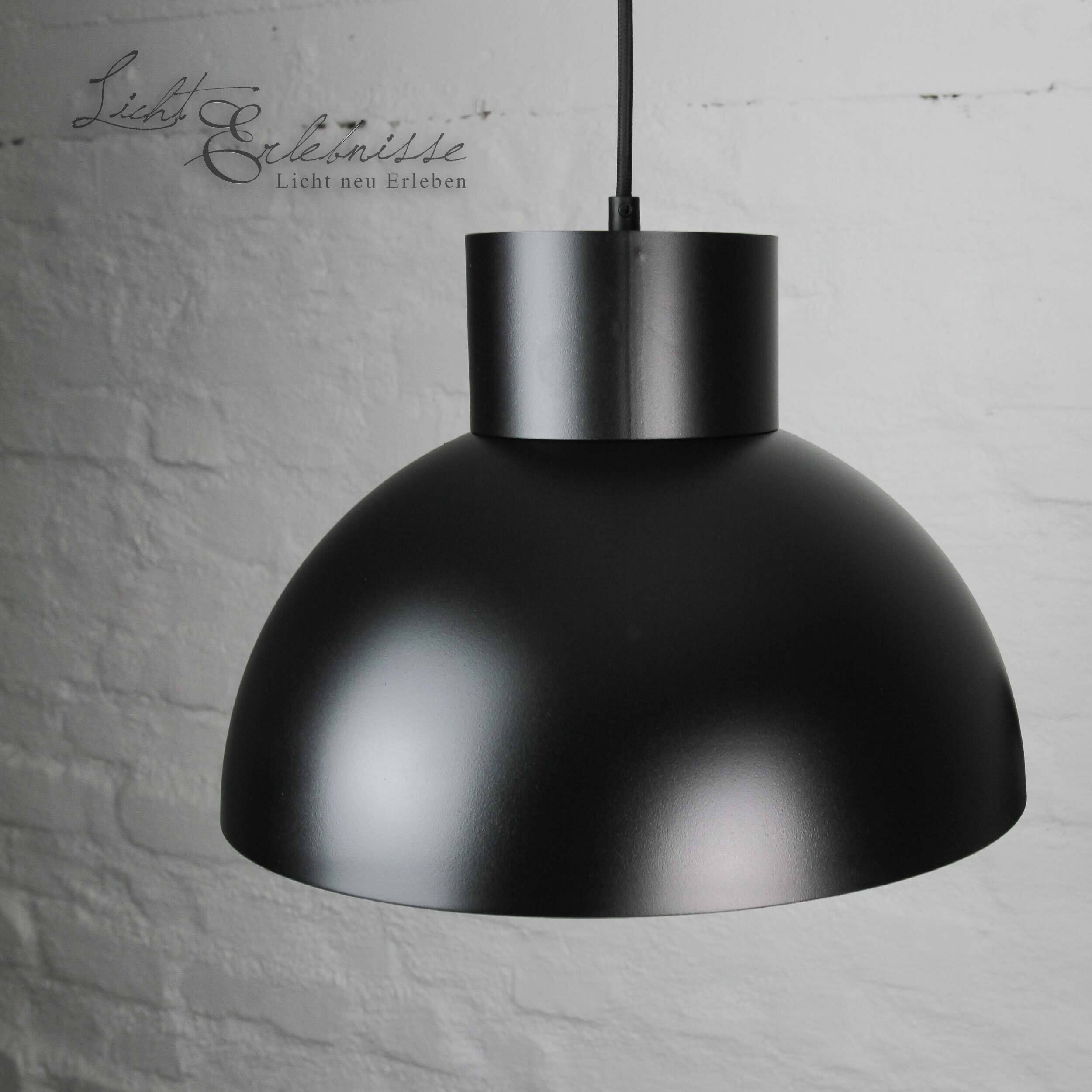 Vintage Loftleuchte Hängeleuchte schwarz Lampe, Lampenschirm