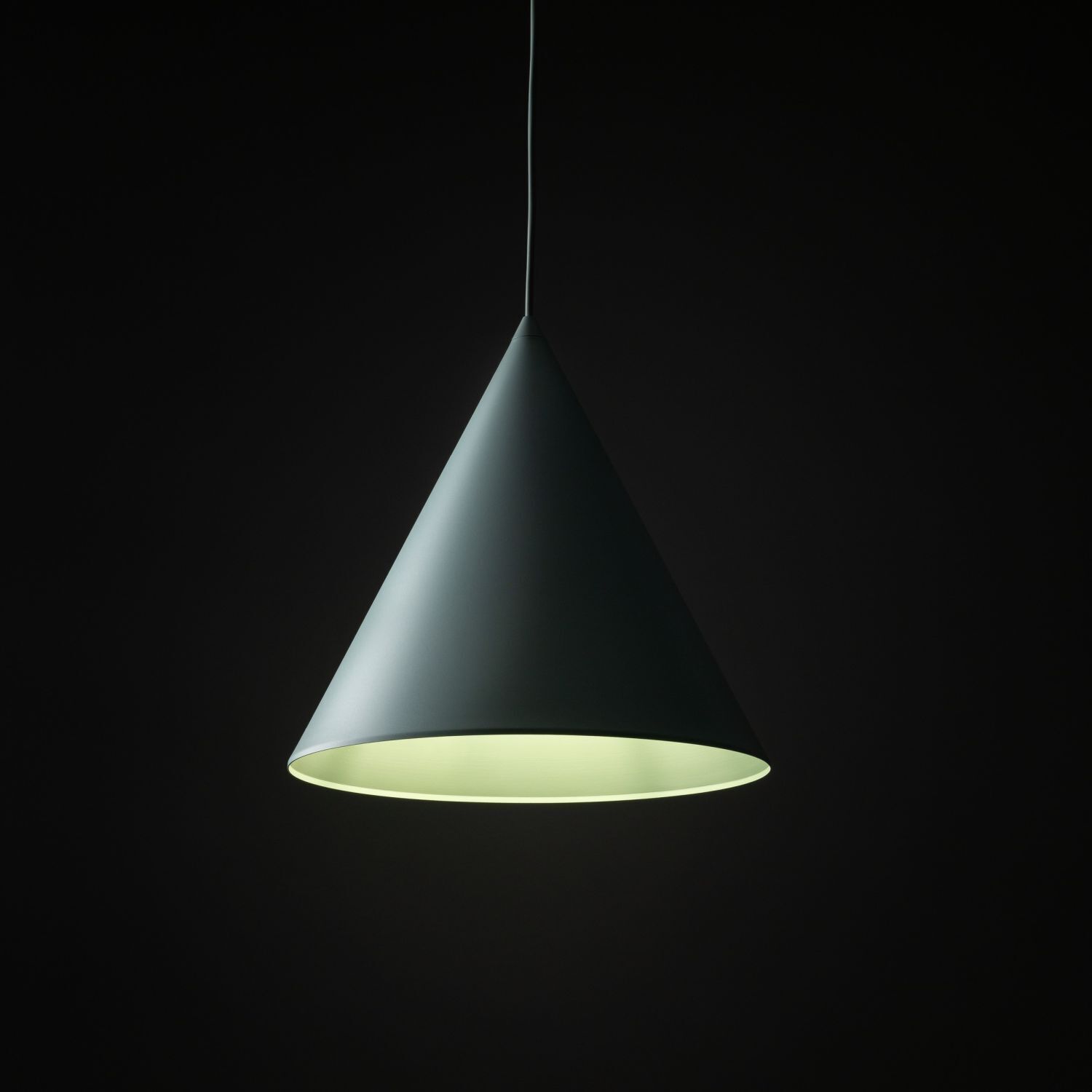 Lampe à suspendre métal Ø 32 cm H : max. 165 cm Menthe E27 Retro