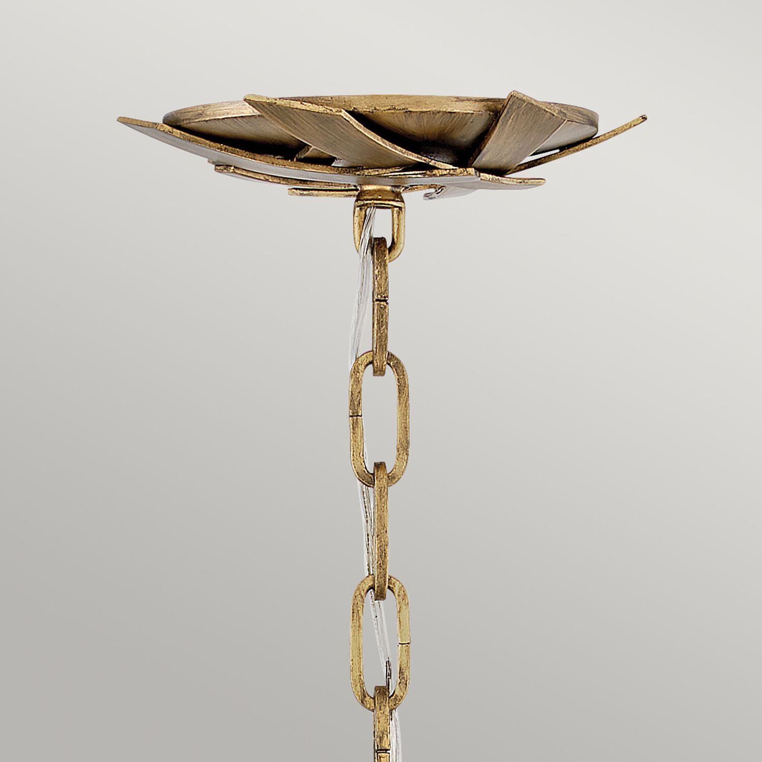 metallisch, Kette, Wandleuchte, Hänger, gold