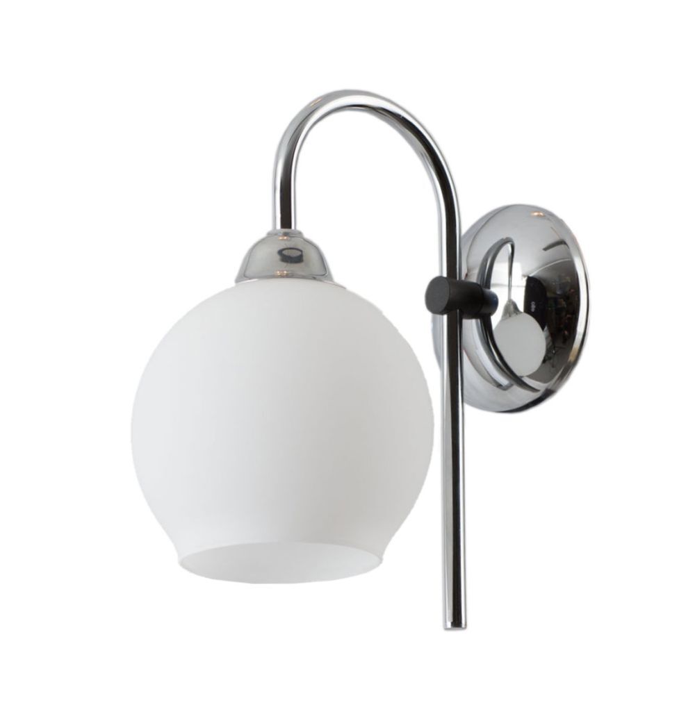 Wandleuchte ARASNE Chrom Glas Metall Flur Lampe