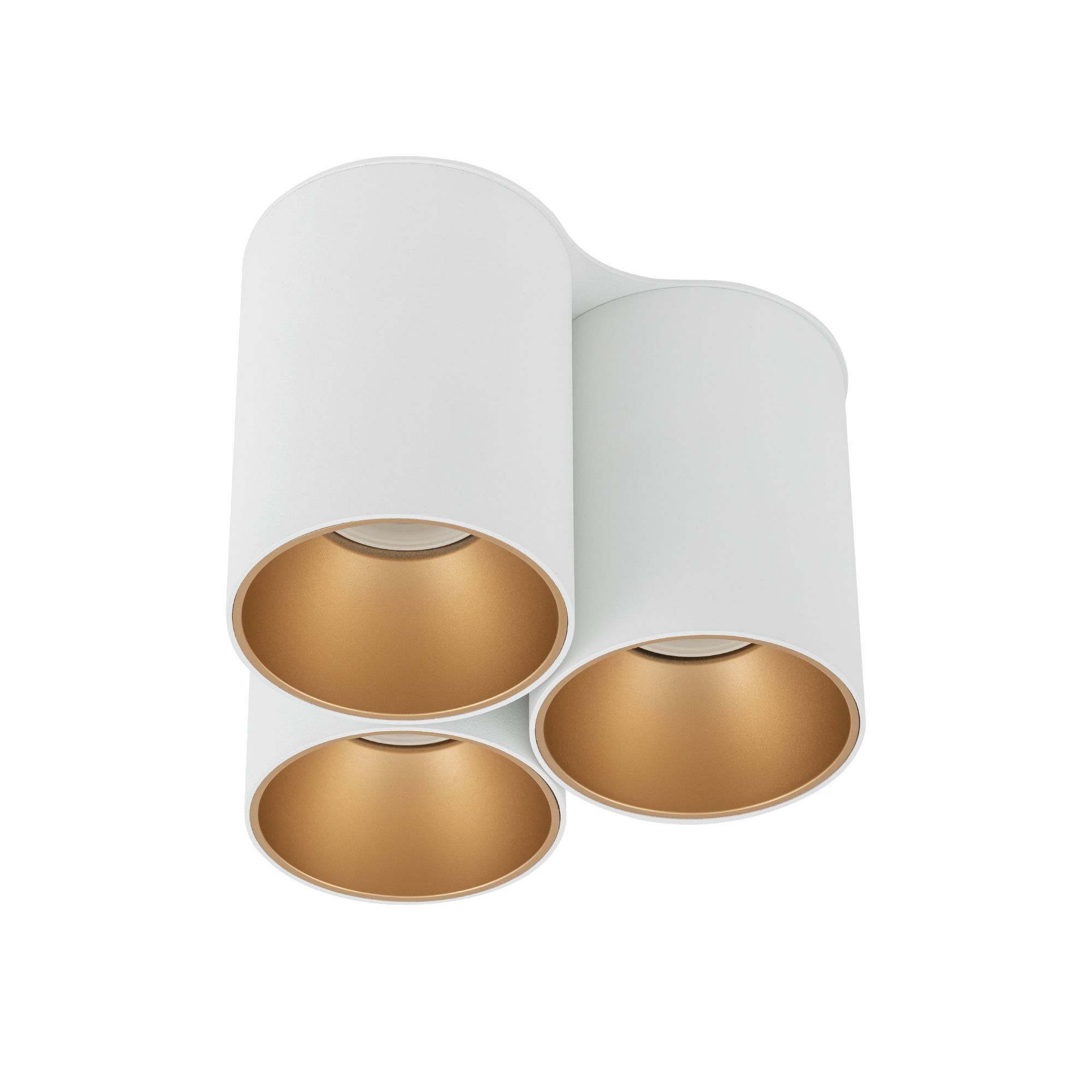 Wandlampe, Deckenleuchte, Kugelrohr, Metall, Weiß