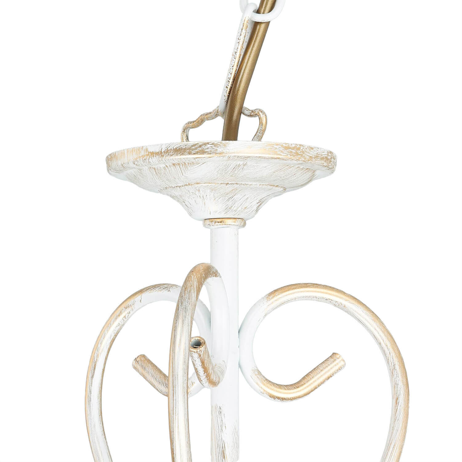 Lustre GANARA en or shabby motif baroque Leuchter, Lampe, Elektronik, Hardware