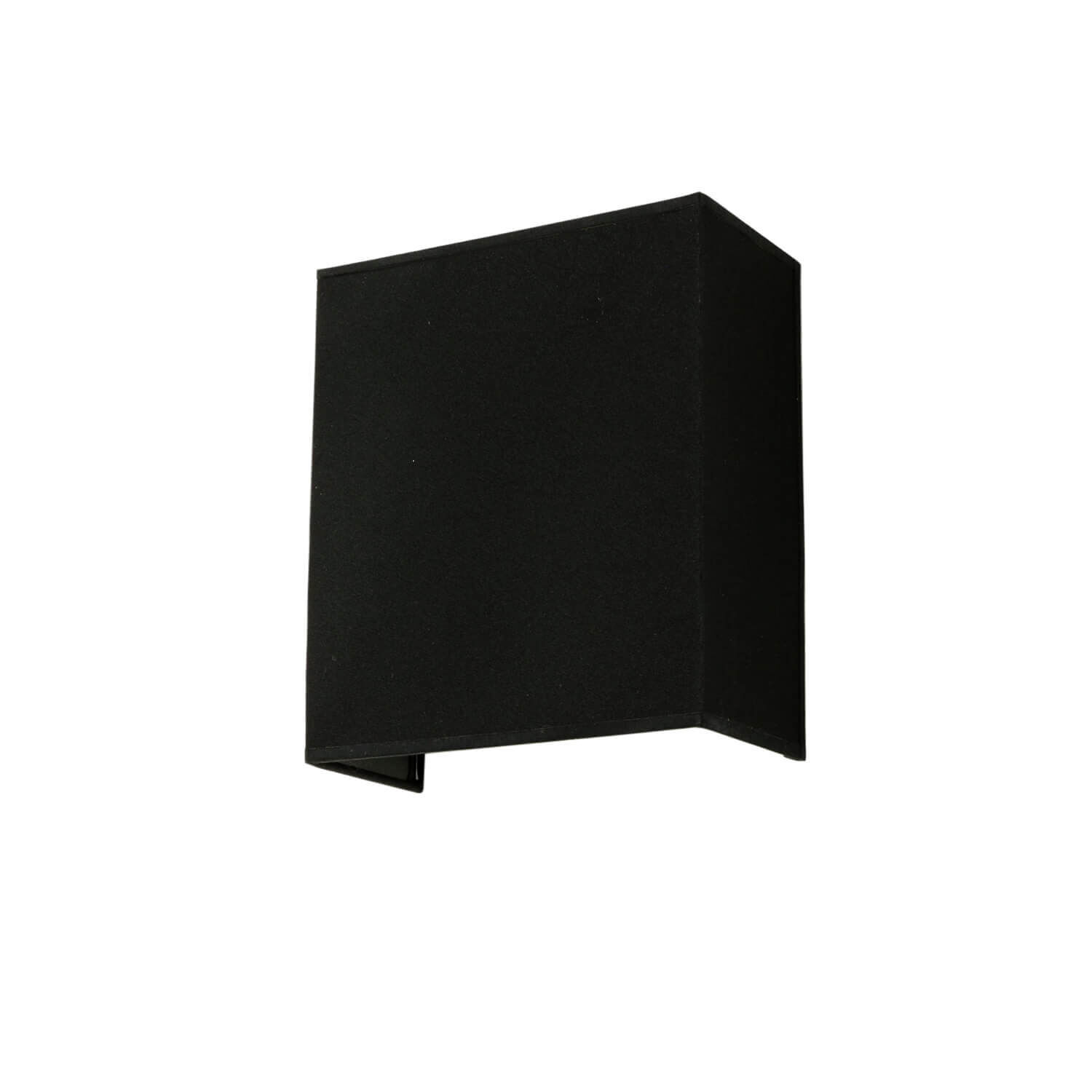 Stoff Wandleuchte Schwarz eckig E27 Loft Design ALICE Elektronik, Sprecher