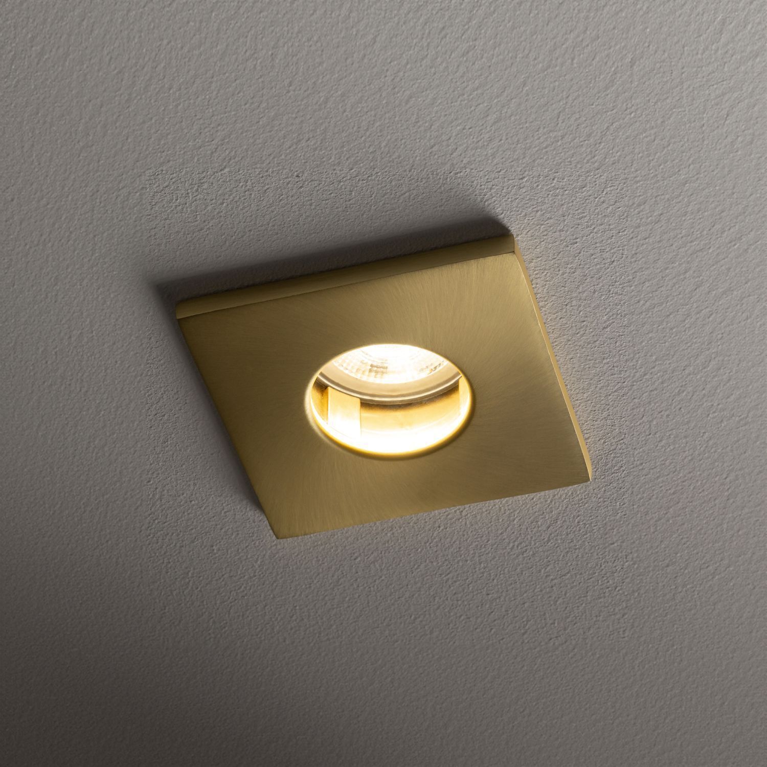 Spotlight, Einbauleuchte, Downlight, Gold, Metall