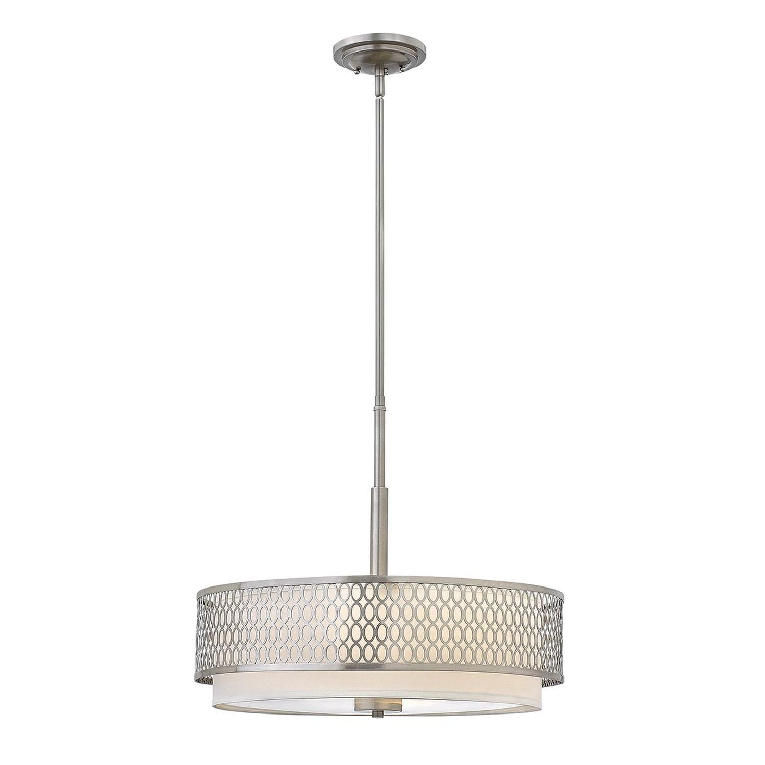 Hängelampe rund Ø 53,4 cm höhenverstellbar blendarm