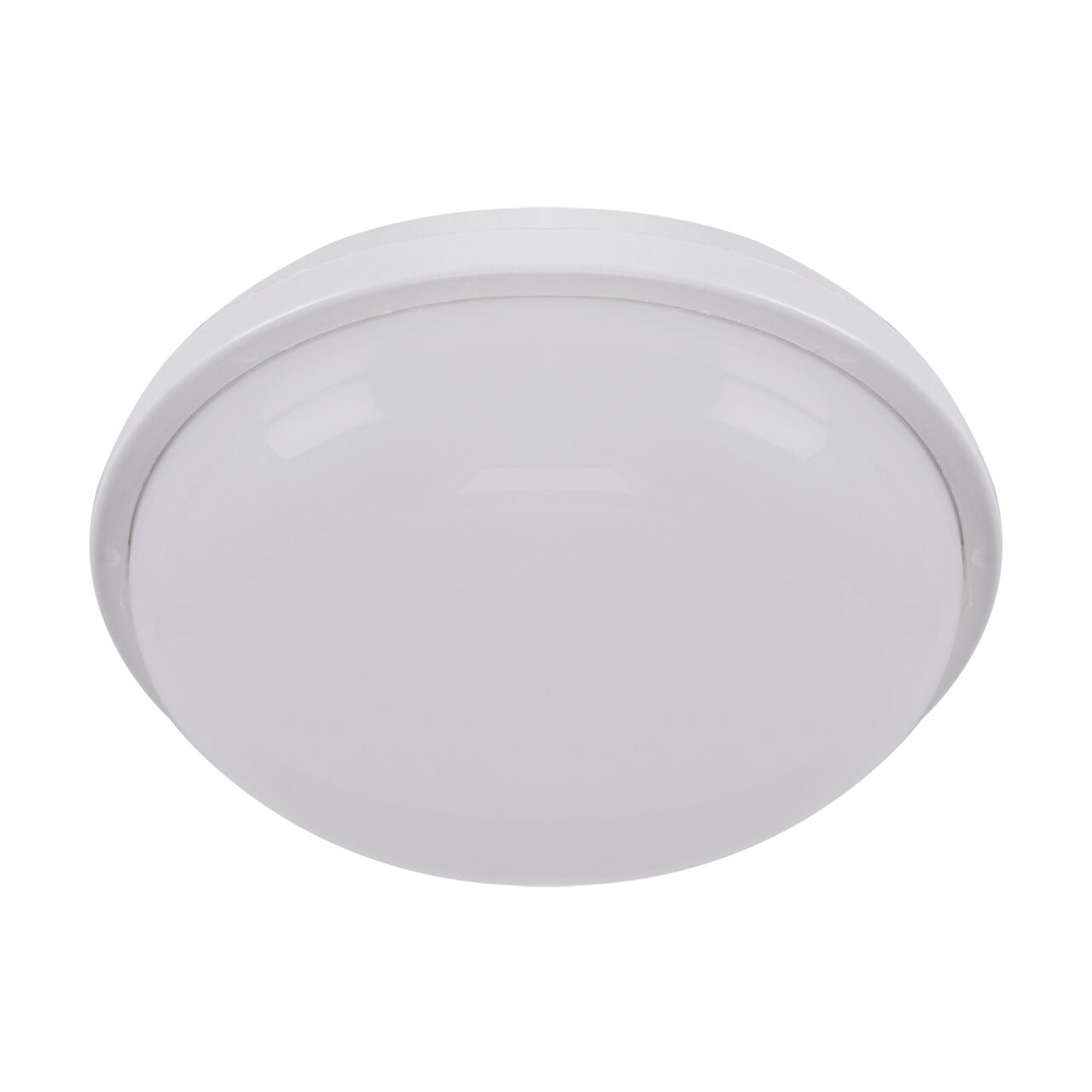 Plafonnier LED IP54 extérieur milieu humide Ø 16,5 cm petit blanc