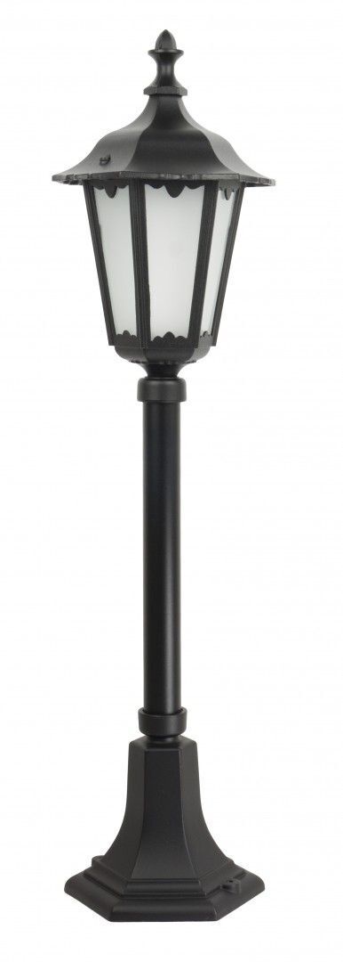 Lampe de chemin rustique noire 76cm E27 IP43