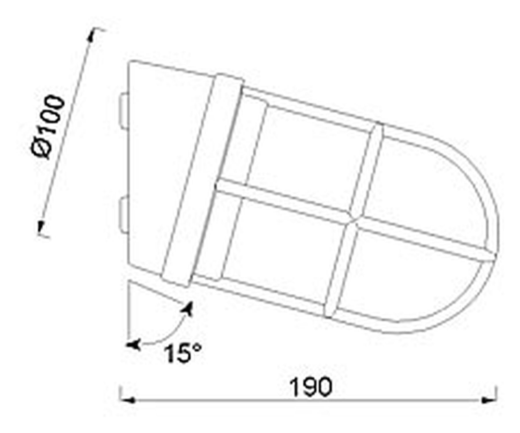 Maritime Wandleuchte CARDO Messing IP44 Außen