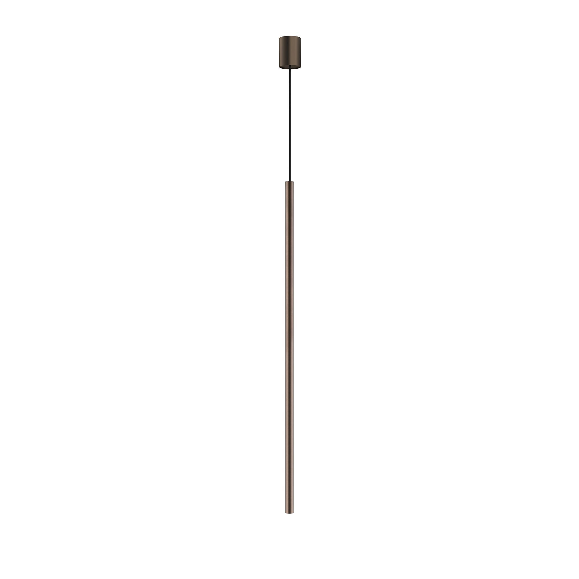 Pendelleuchte, Bronze, Schlank, Hängelampe, Minimalistischer Stil
