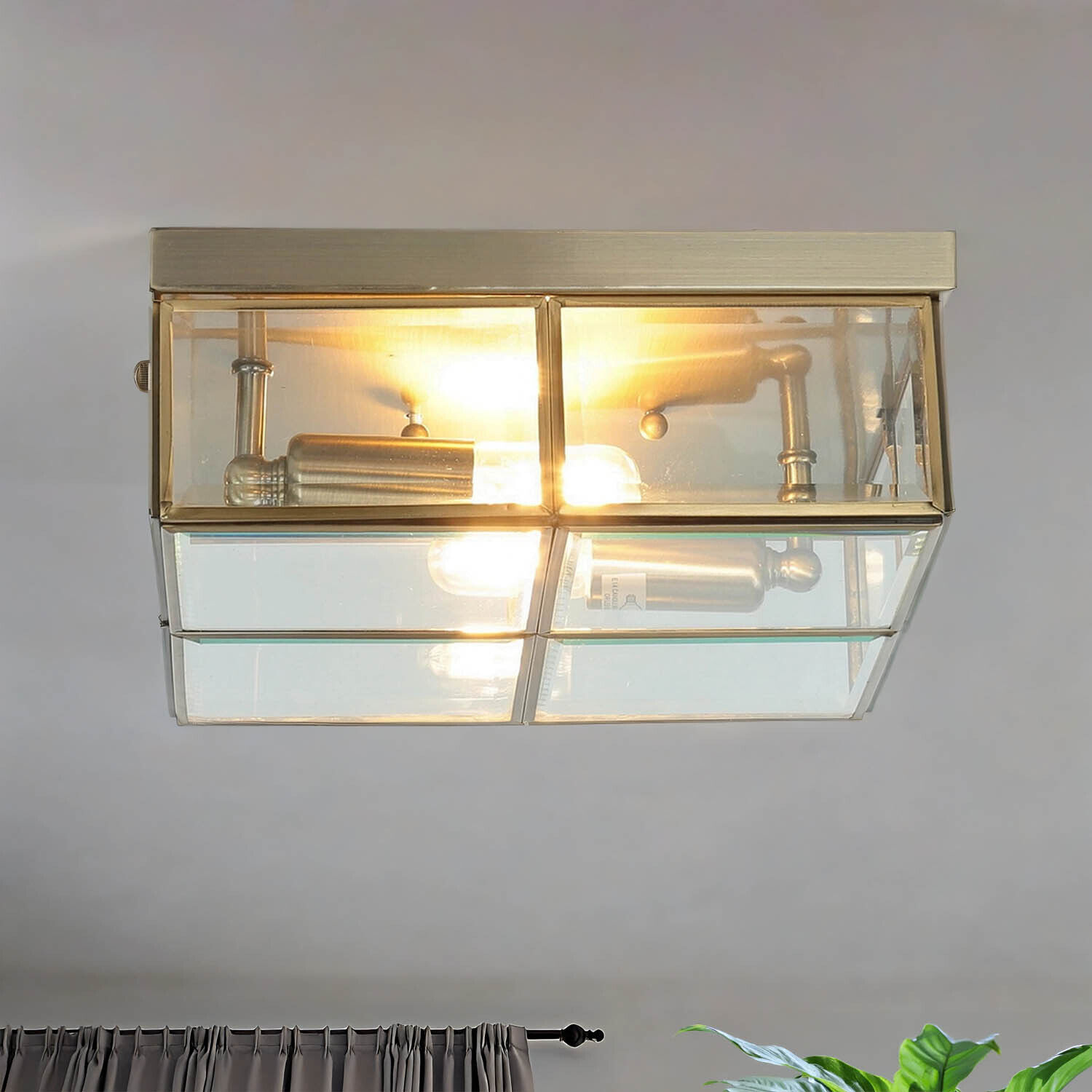 Bauhaus plafonnier lampe de plafond couleur bronze