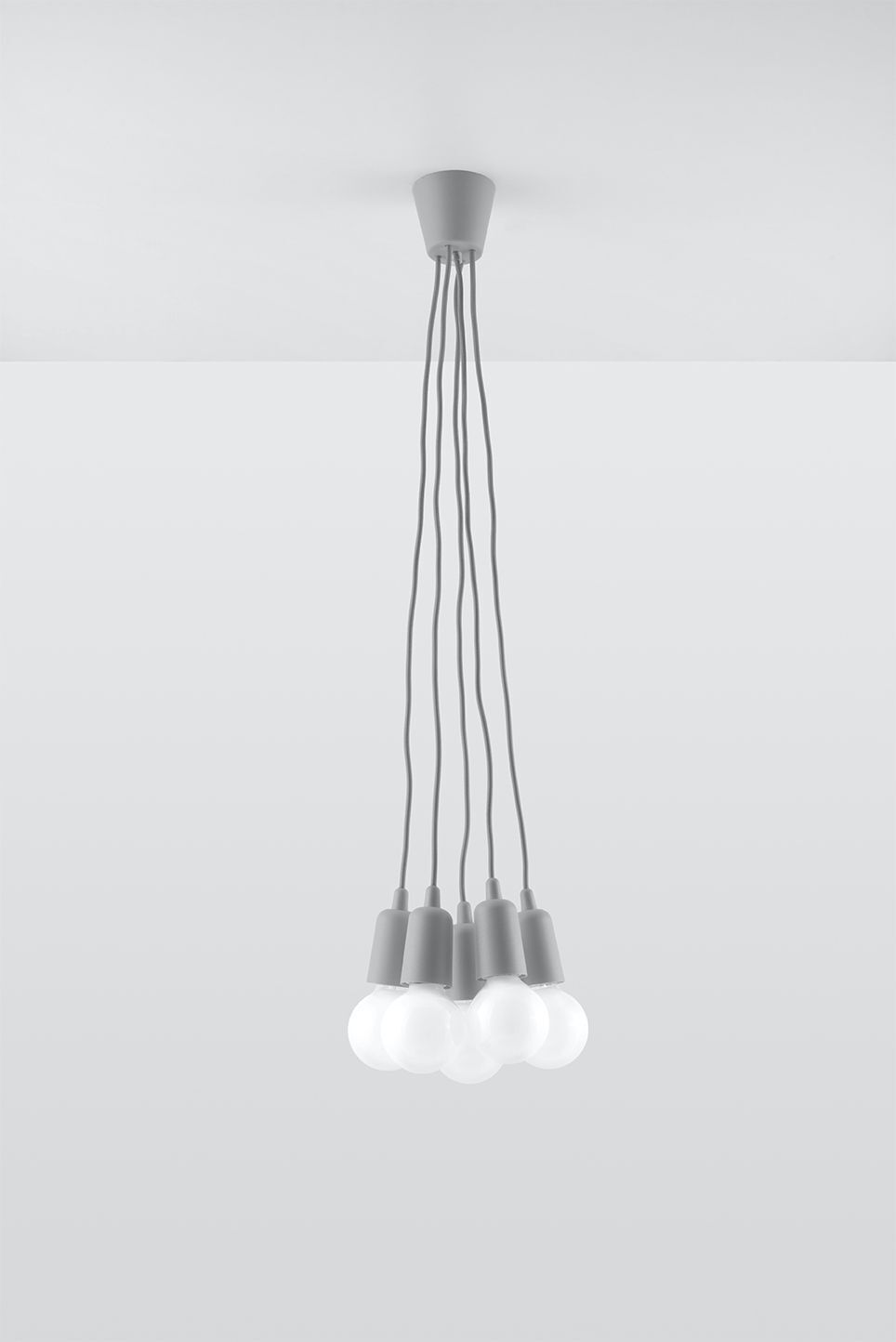 Lampe à suspendre rétro vert réglable jusqu'à 90cm pour E27