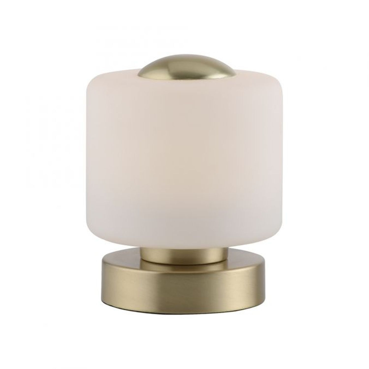 LED Tischleuchte Touch dimmbar 15 cm 3000 K in Messing Lampe, Tischlampe