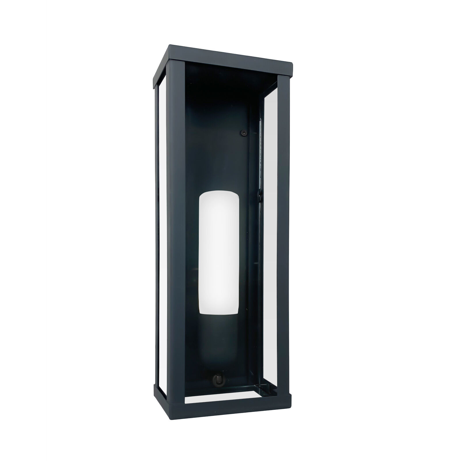 Außenleuchte Wand in Bronze matt IP43 E27 Eisen Glas Lampe, Postfach