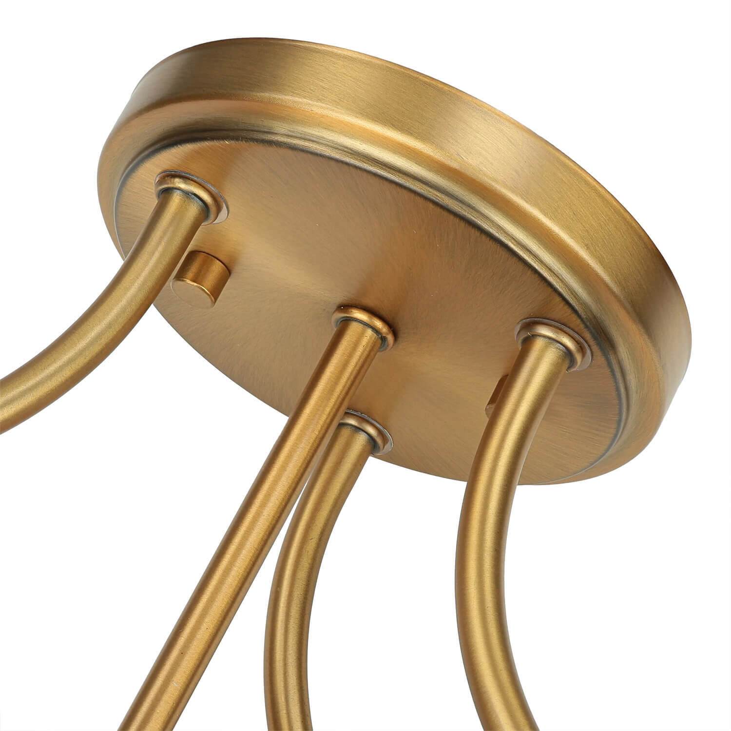 Deckenleuchte ALVER Ø32cm in Messing Design Lampe Bronze