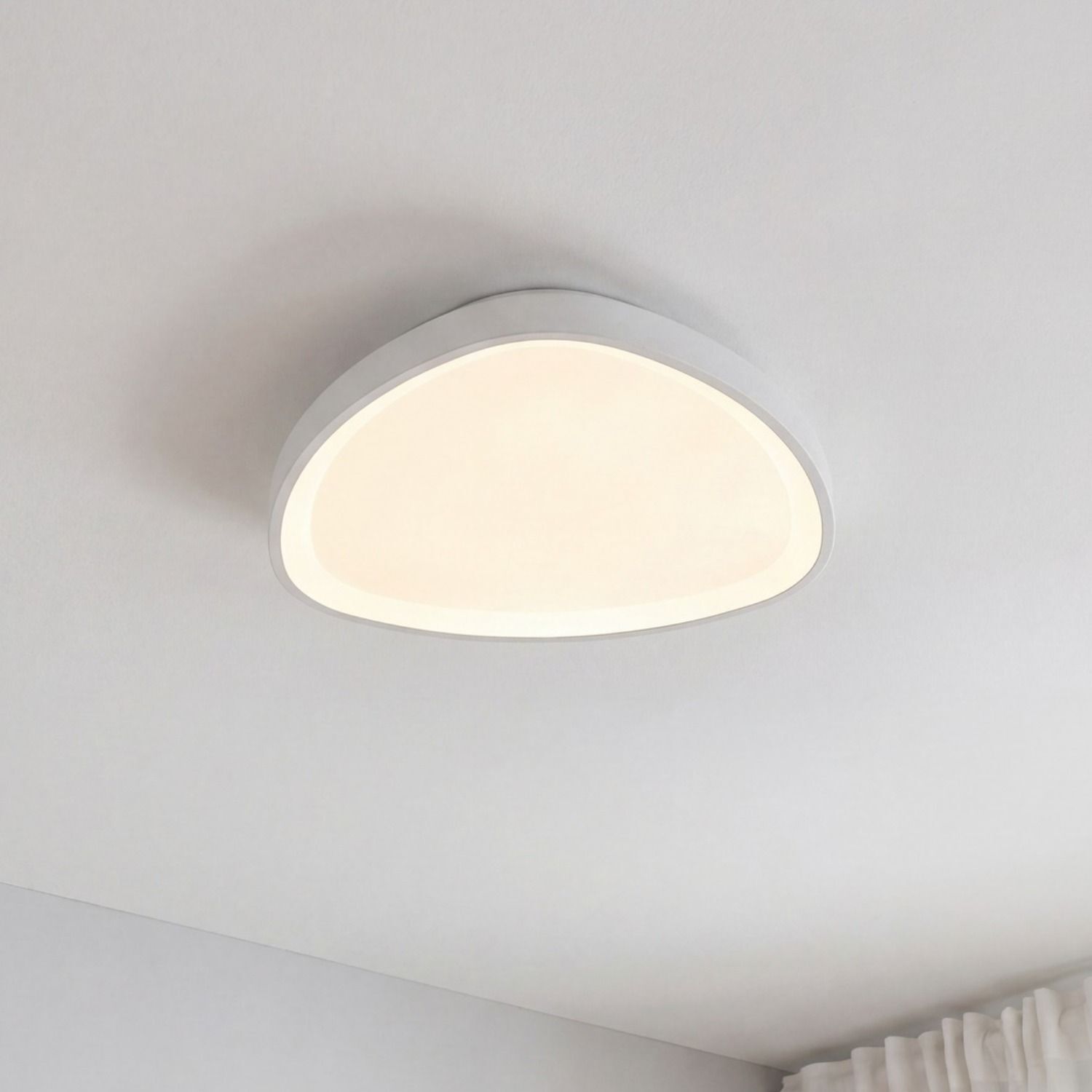 LED Deckenlampe Weiß Aluminium dimmbar 3000/4000/6500K deckenleuchte, raumbeleuchtung, deckenlampe, weiß, modern