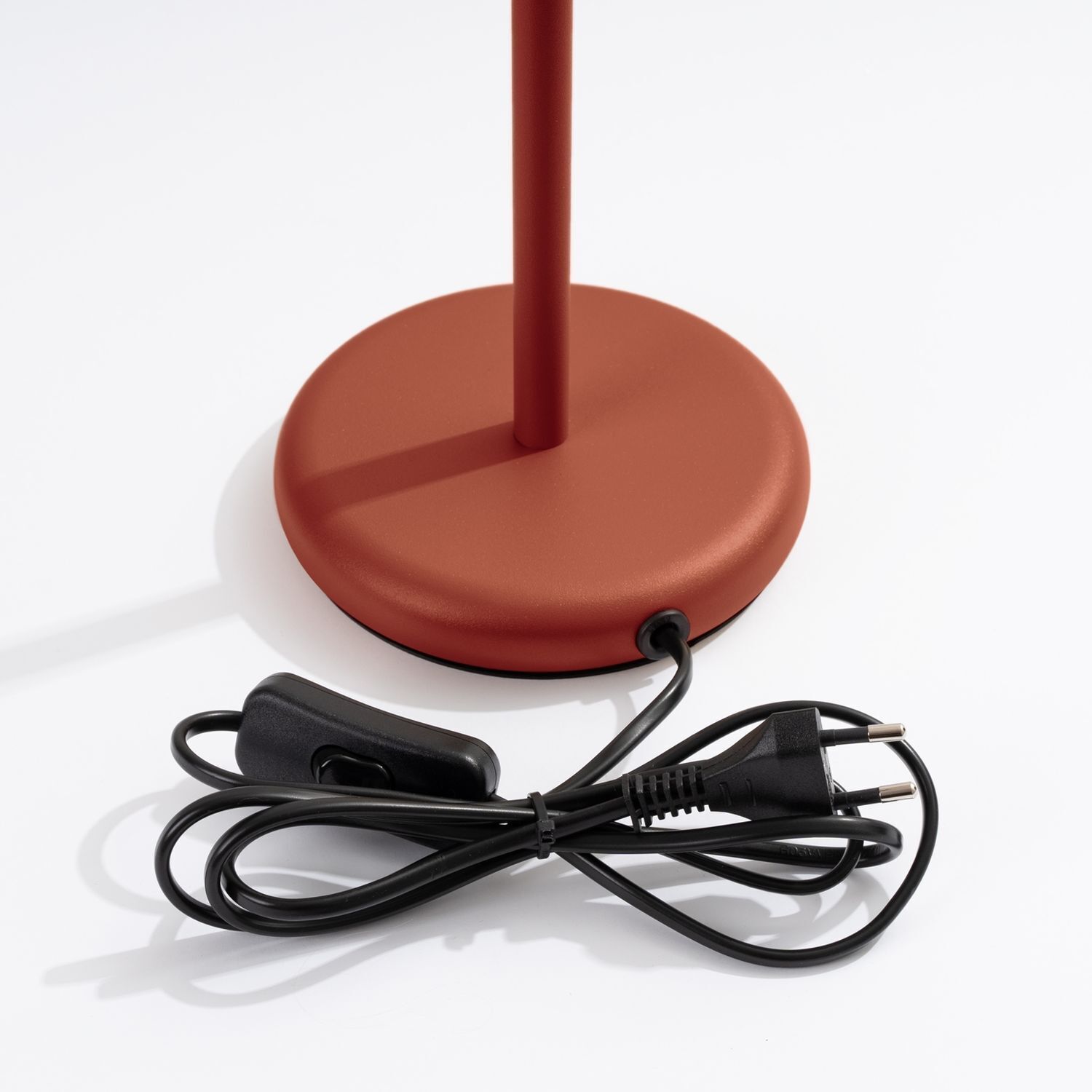 Lampe de lecture GU10 hauteur 43 cm aluminium en rouge moderne orientable