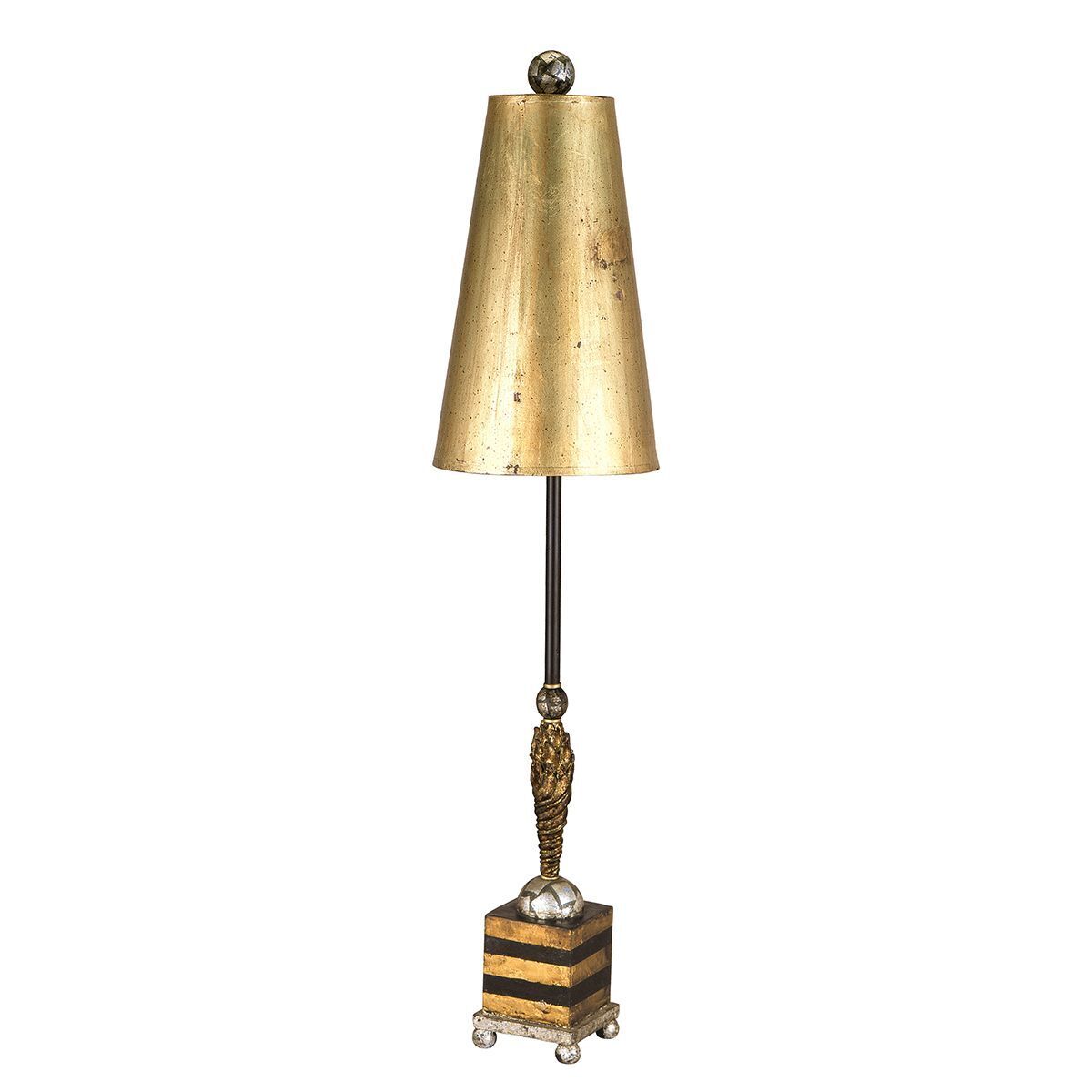 Design Bodenlampe in Gold 102 cm Wohnzimmer CORALYN Lampe, Tischlampe, Lampenschirm