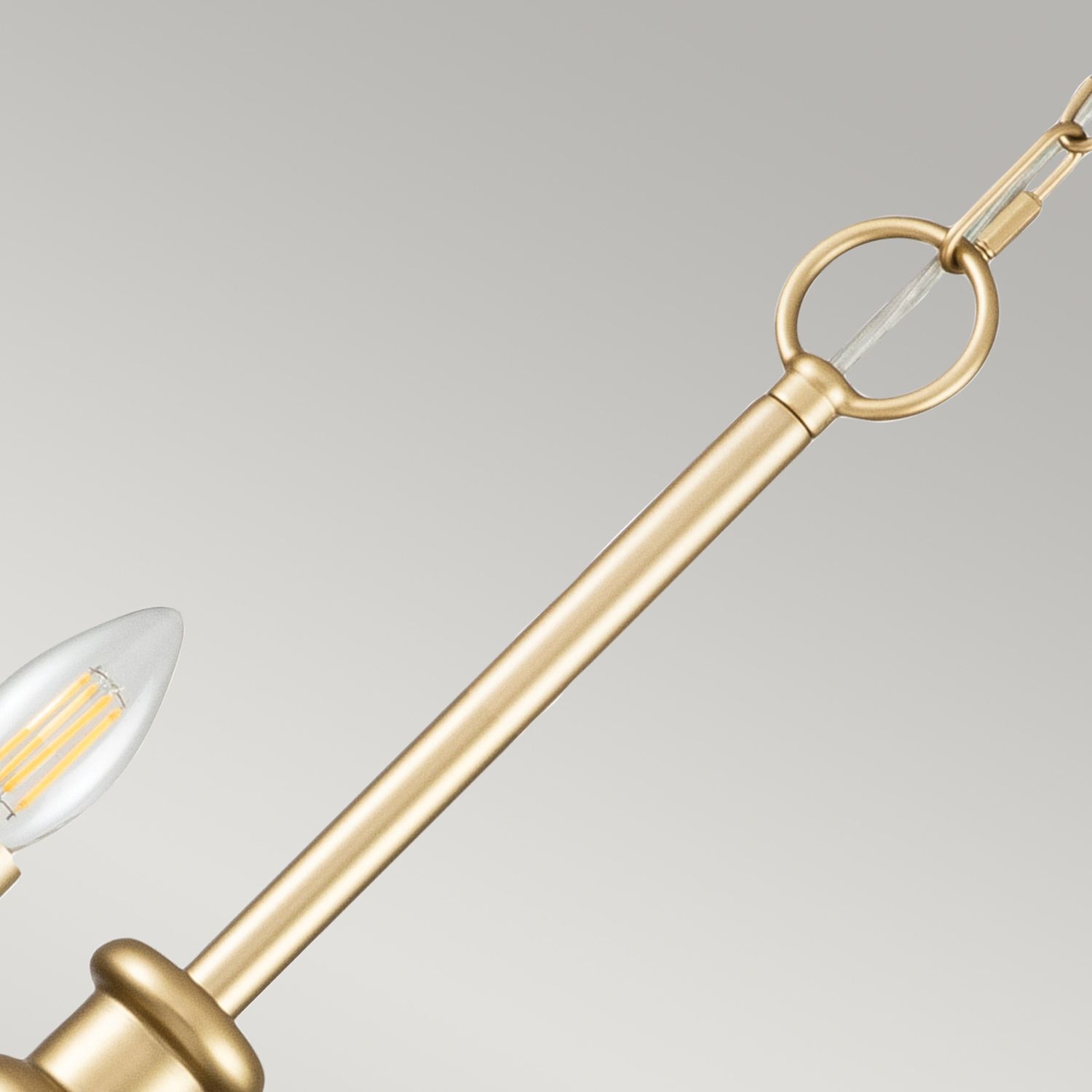 lampe, gold, pendel, ring, stange