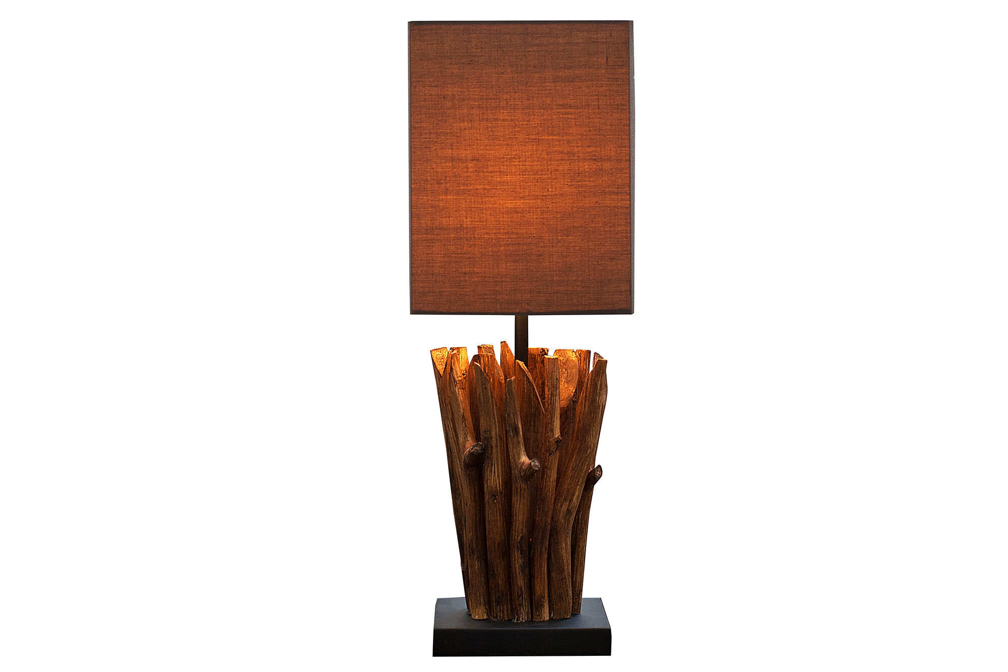 Lampe Modern Tisch Designerleuchte aus echtem Holz Lampe, Tischlampe, Holz