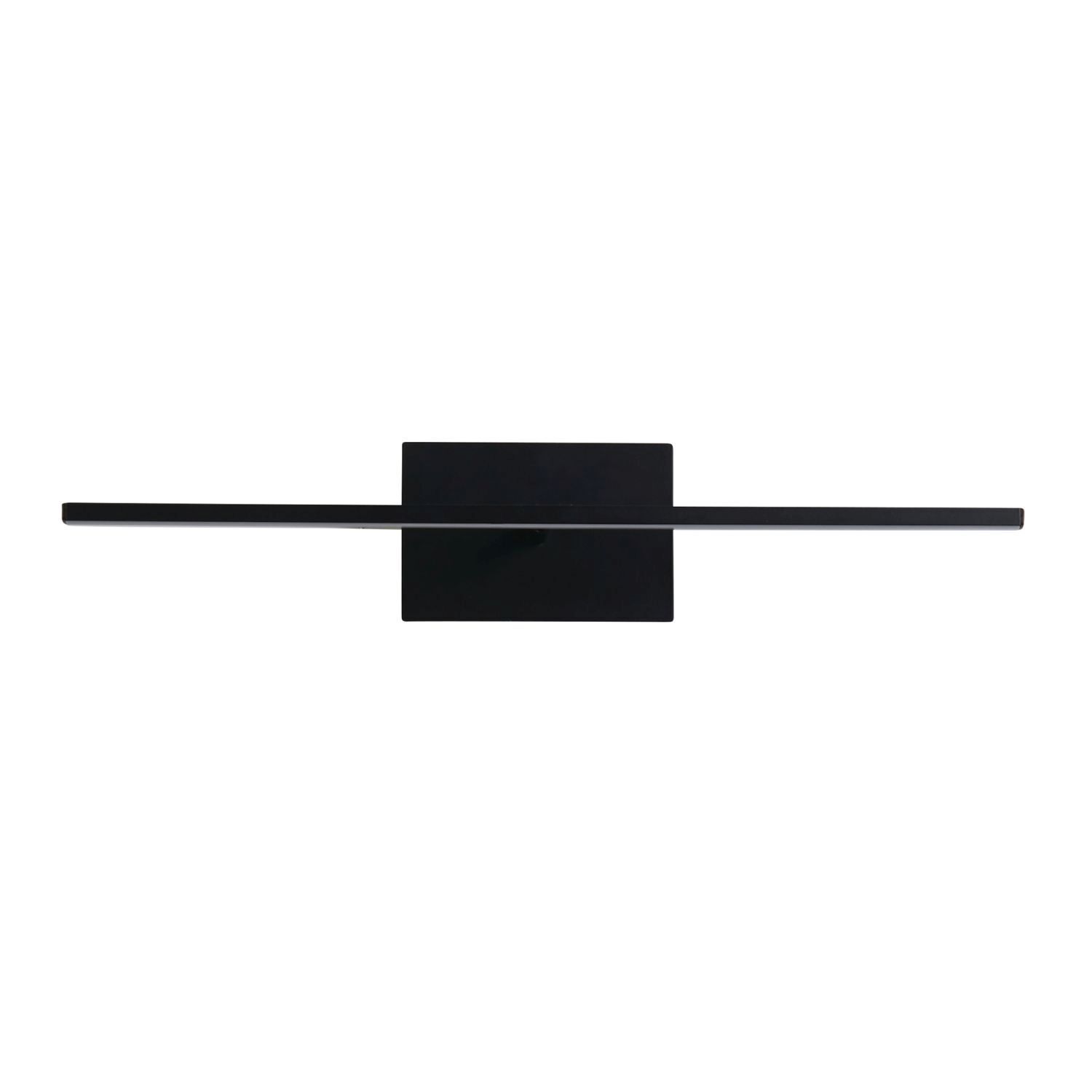 Lampe LED pour miroir noir métal L:61 cm IP44 10 W