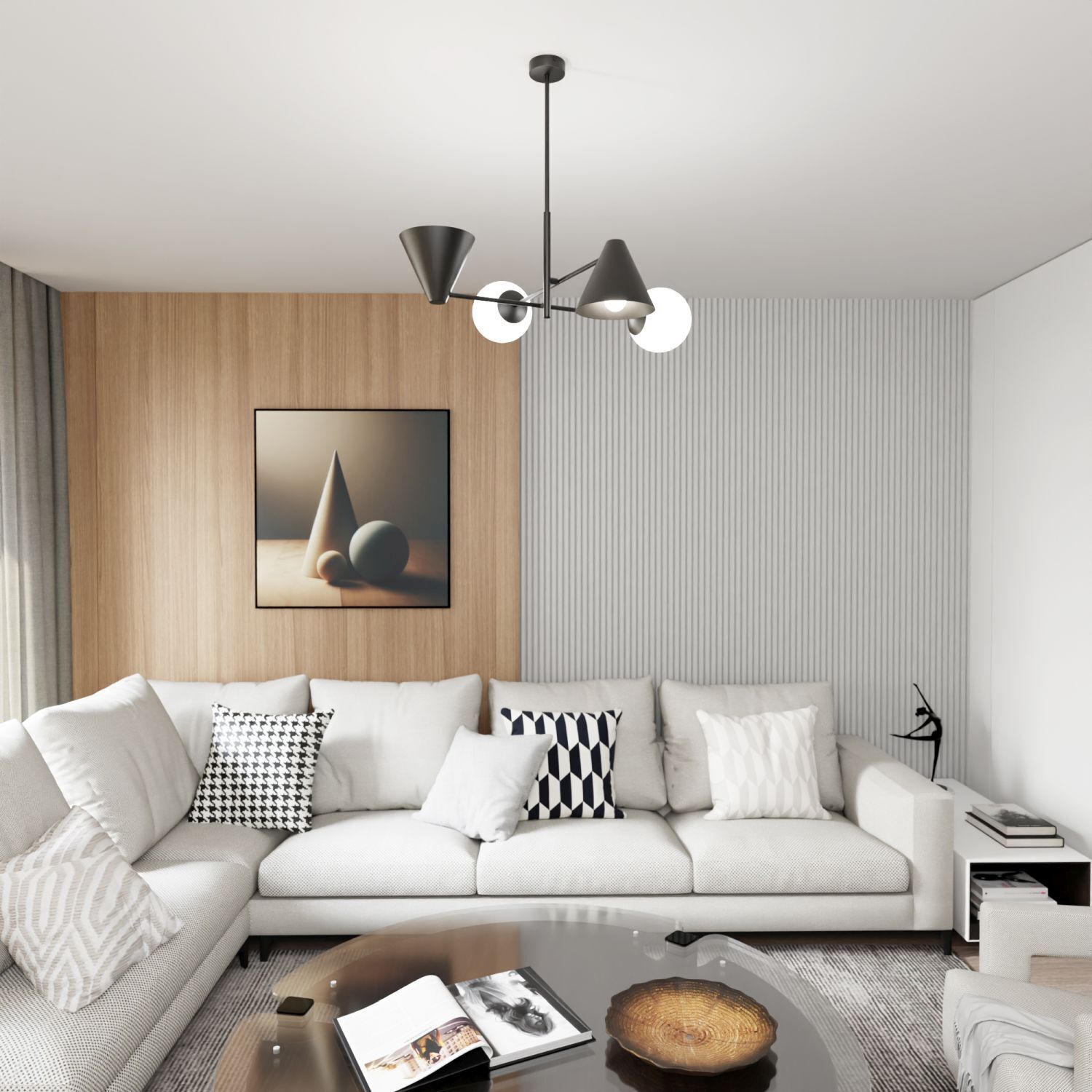 Dekoration für Zuhause, Couch, Lampe, Wohnzimmer, Tabelle