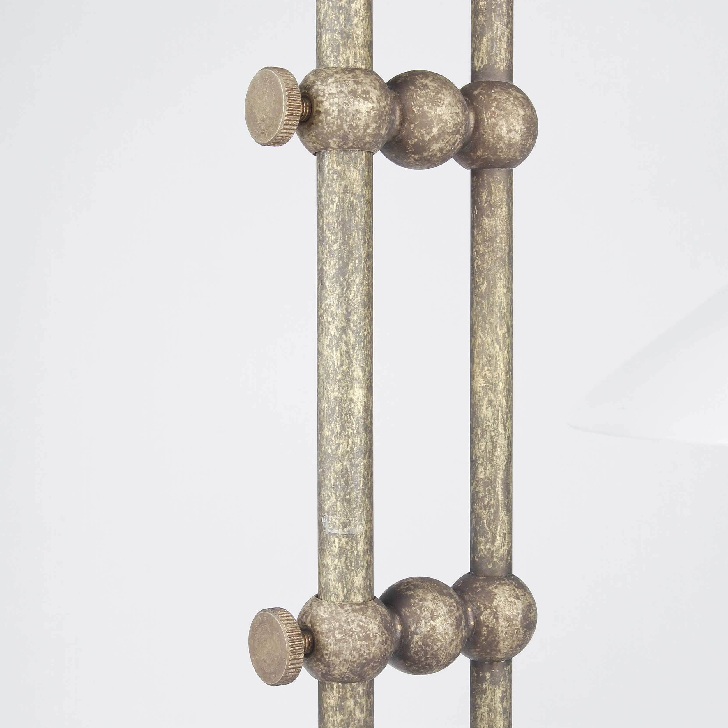 Lampe de bureau en laiton verre 49 cm E14 à l'ancienne Bronze, Schwert, Waffe, Mace Club