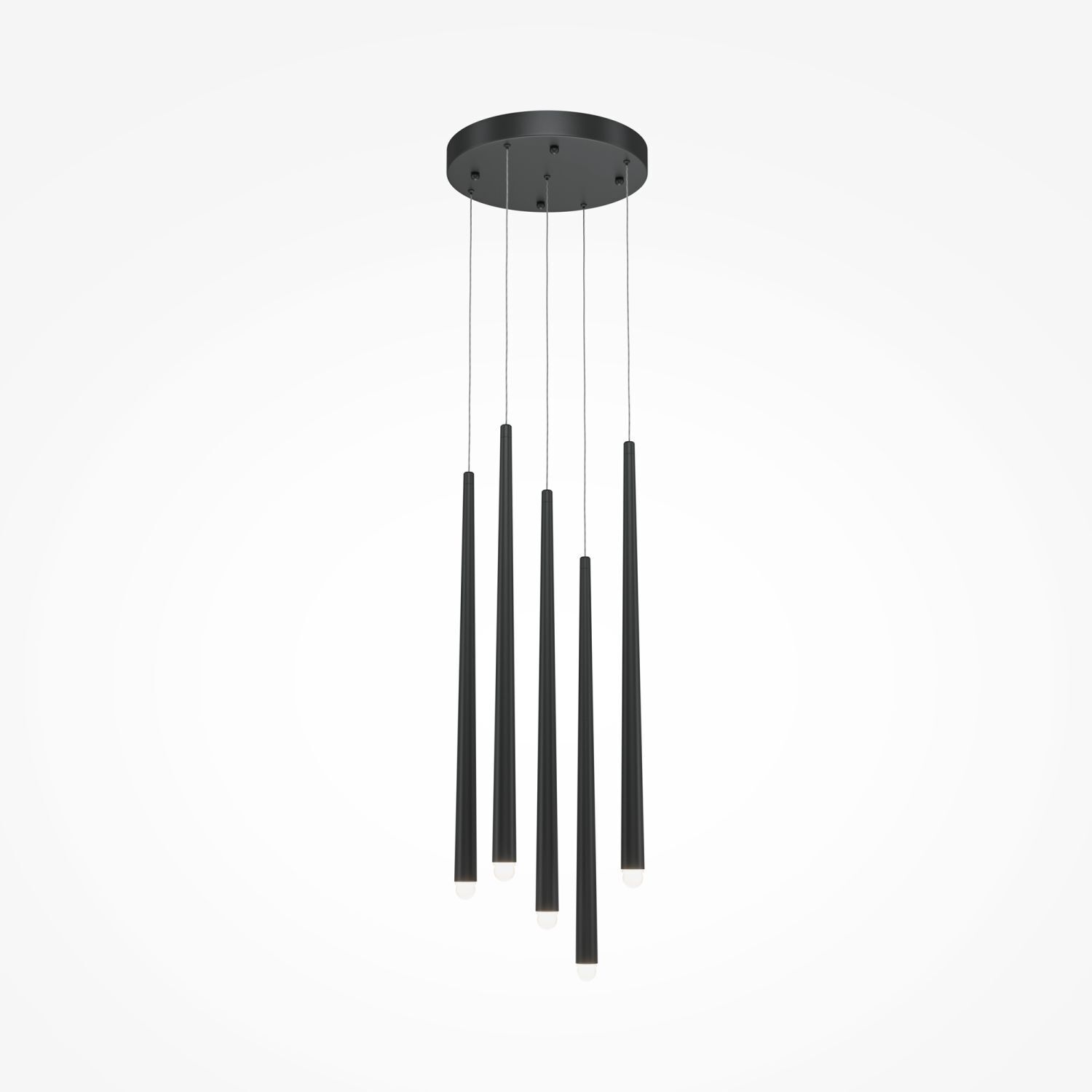 Lampe LED à suspendre Aluminium L : 32 cm H : max. 369,3 cm ronde