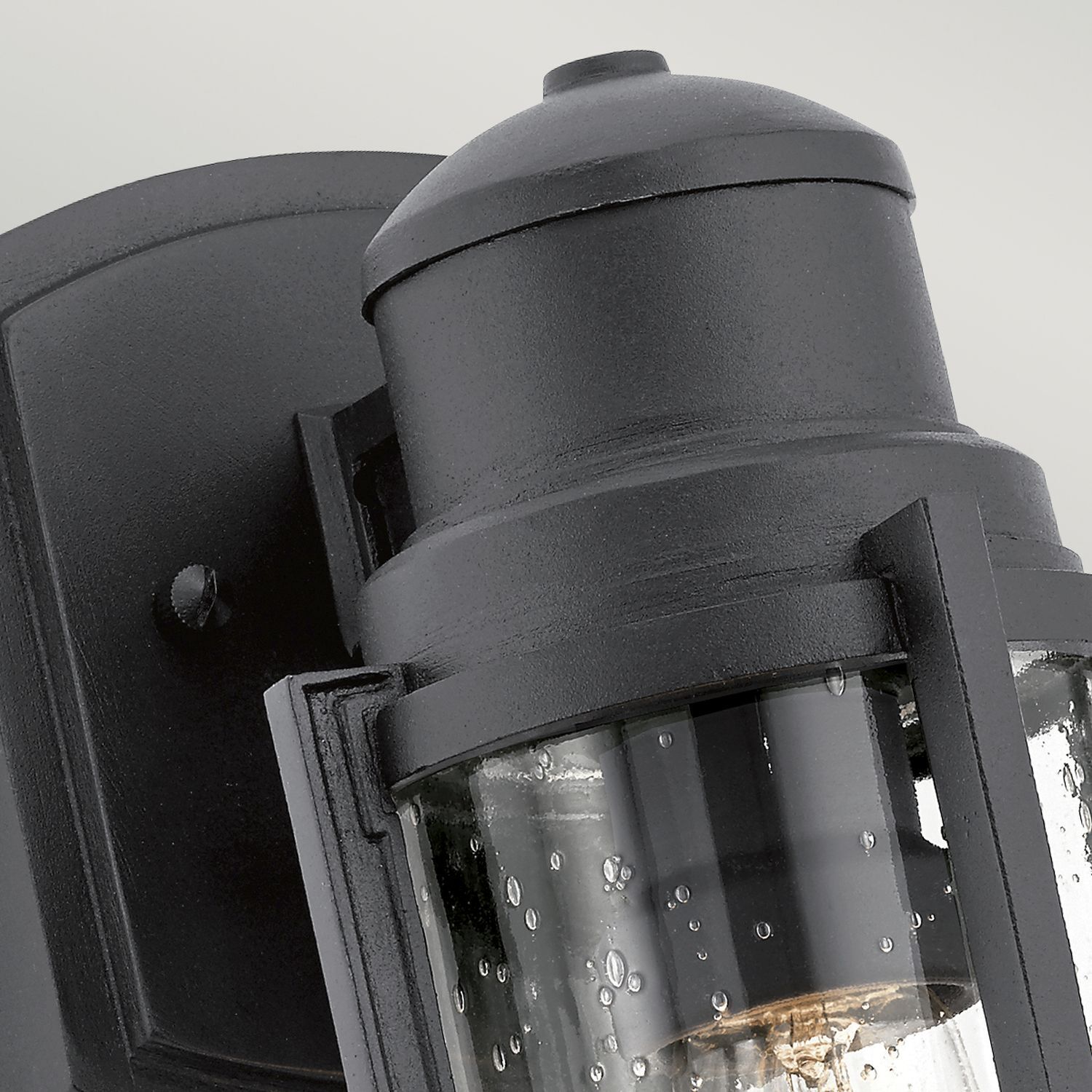 Außenlampe IP44 Schwarz E27 Maritim Wand LERA
