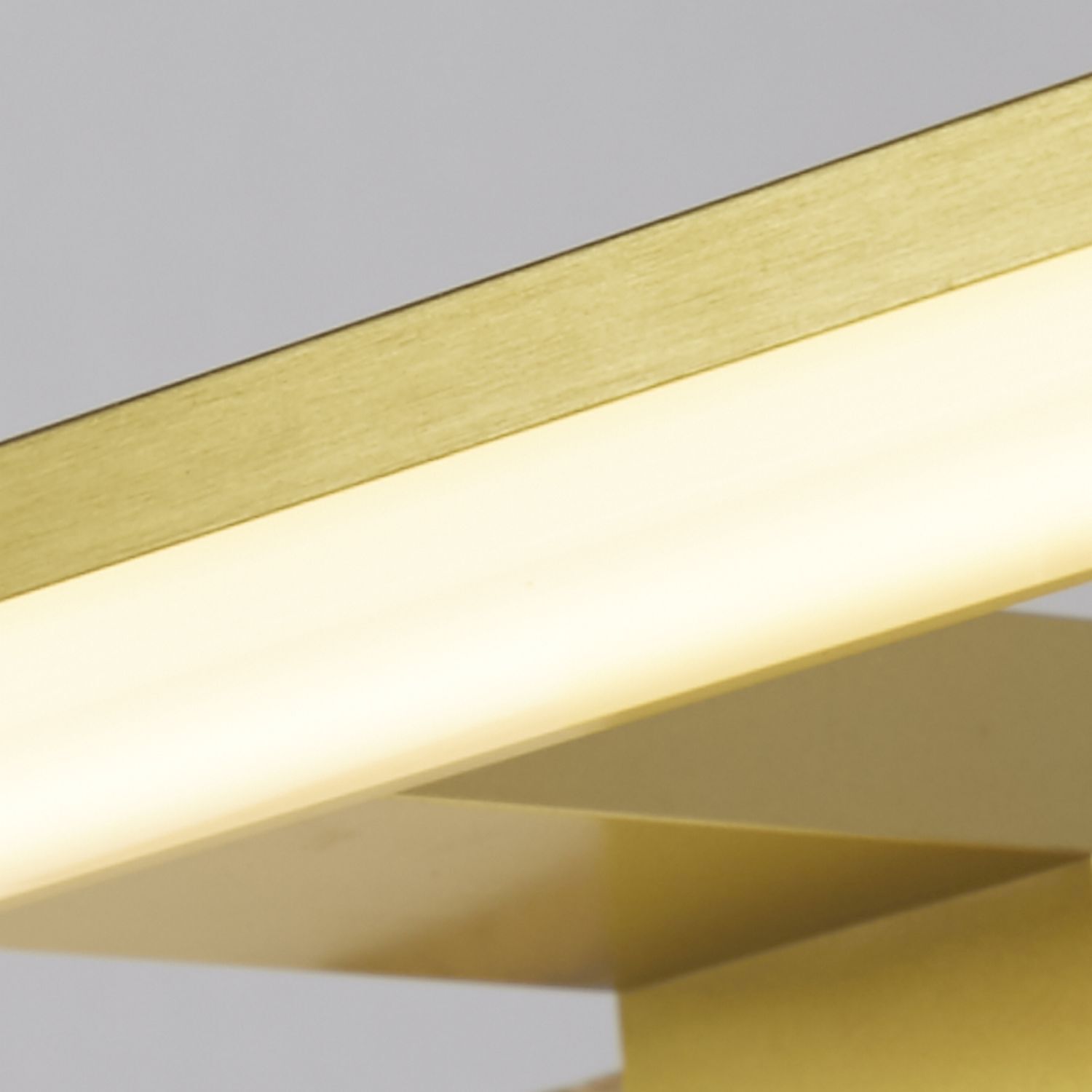 Lampe à miroir LED dorée aluminium IP44 9 W 687 lm