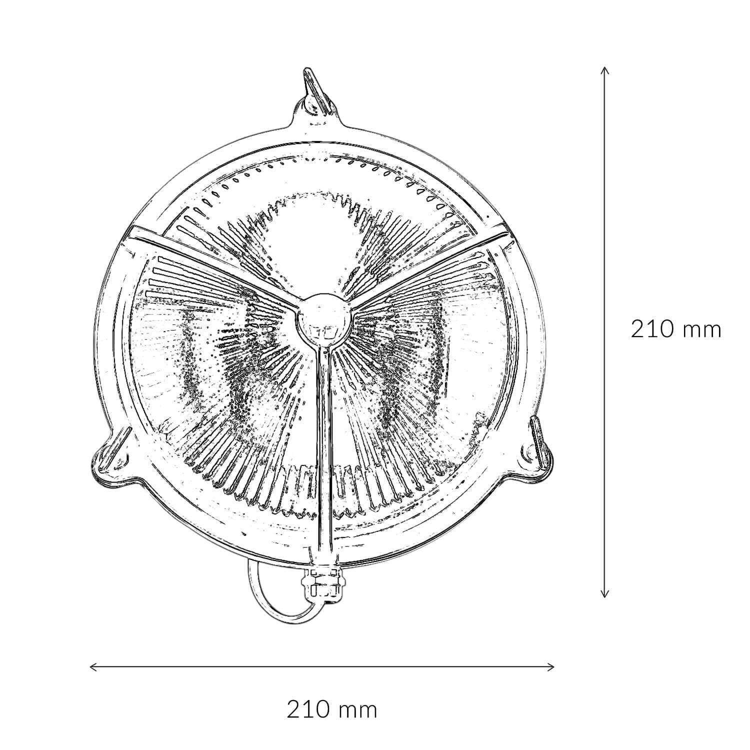 Applique extérieure verre laiton maison ronde Maritim