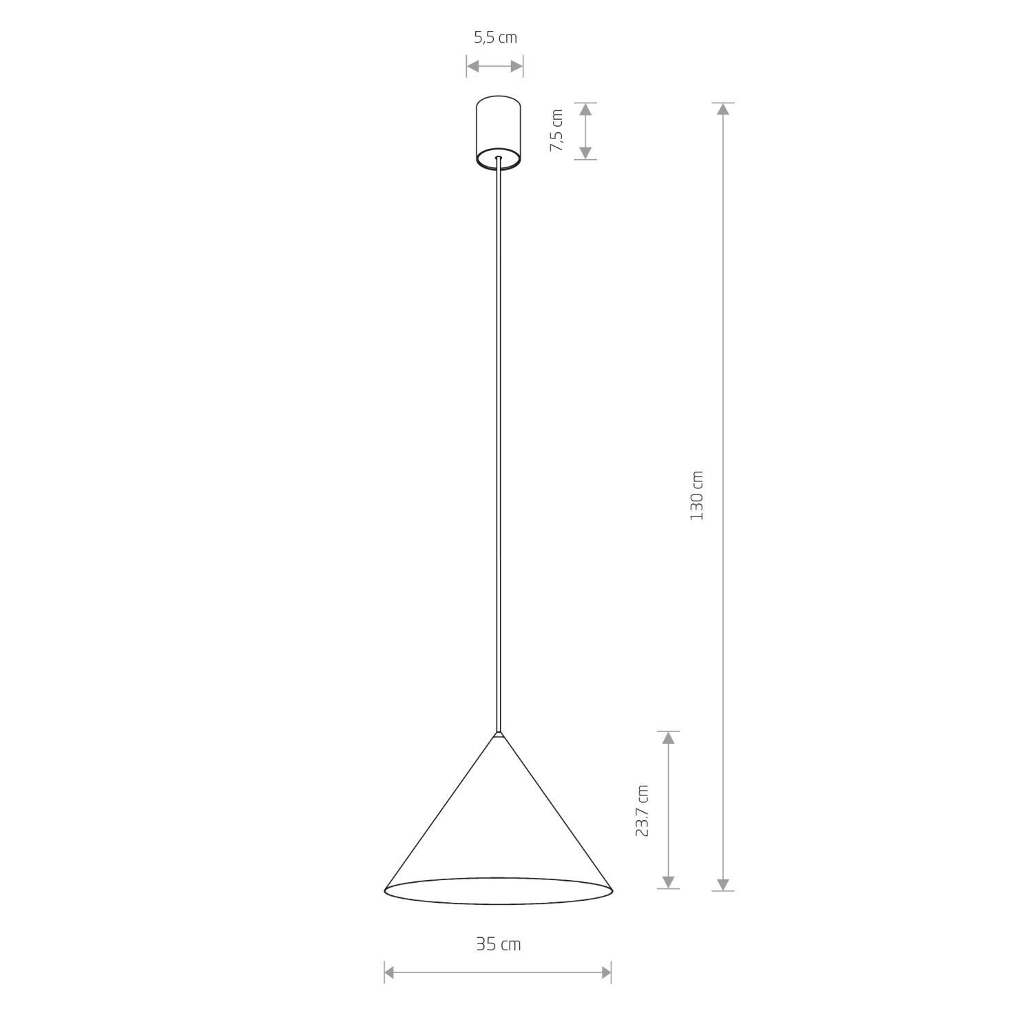 Lampe à suspendre GU10 Ø 35 cm Vert Métal Rétro ZAGON