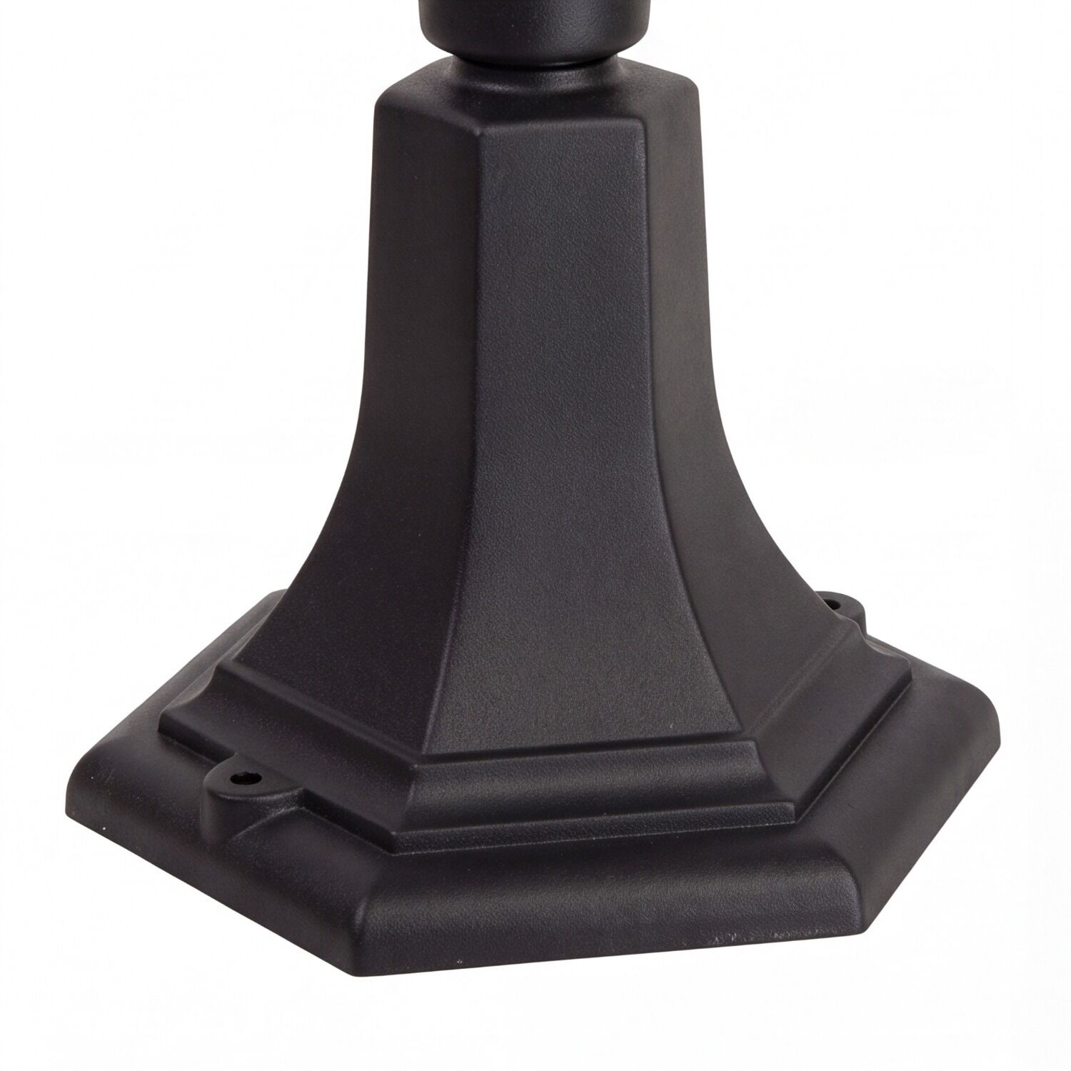 Standfuß, Basis, Stellfuß, Gussbasis, Metallisch schwarz