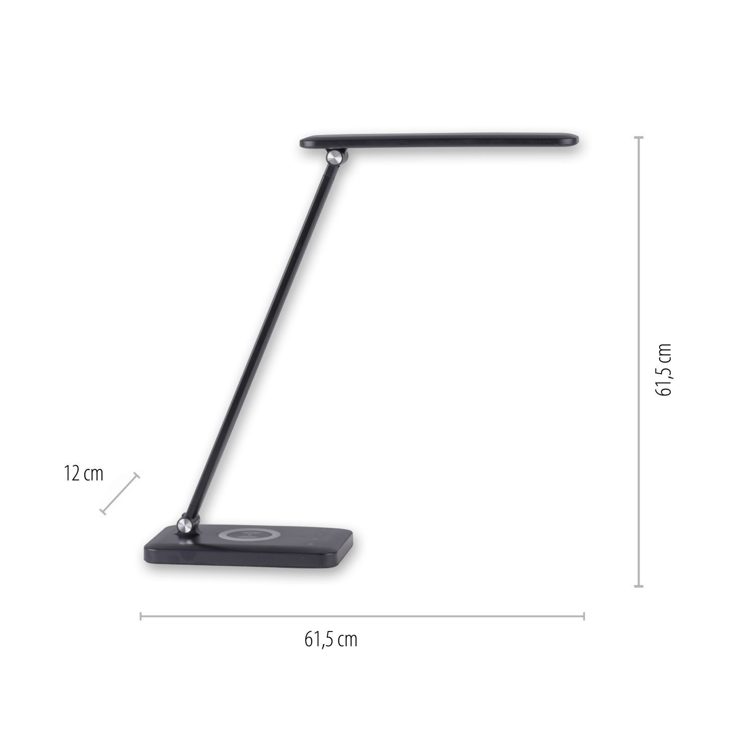 LED SchreibTischlampe Schwarz Touch 680 lm verstellbar Lampe