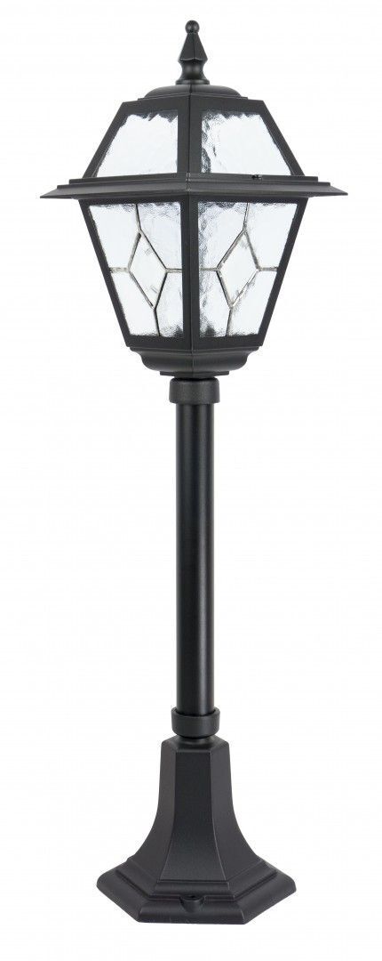 Lampe d'extérieur noire MERKSEM 80cm IP43 aluminium