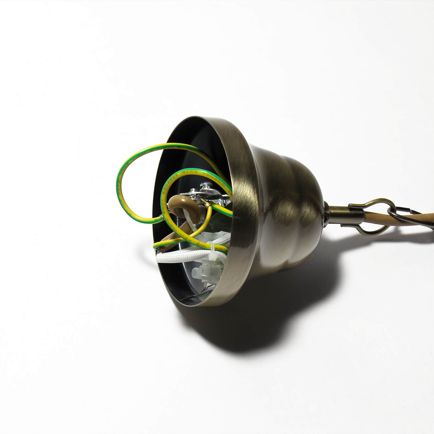 Jugendstil Hängeleuchte Sudan in Messing Optik Beleuchtung, Licht, Elektronik, GEFÜHRT