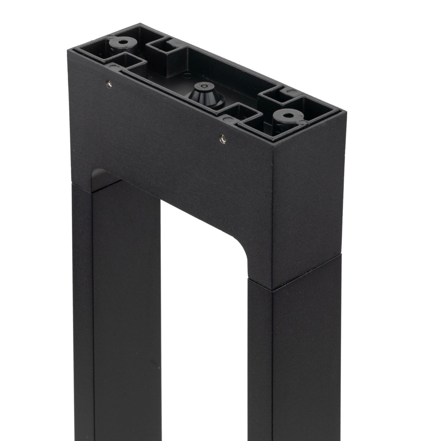 LED Pollerleuchte Metall 60 cm hoch IP54 Schwarz 480 lm