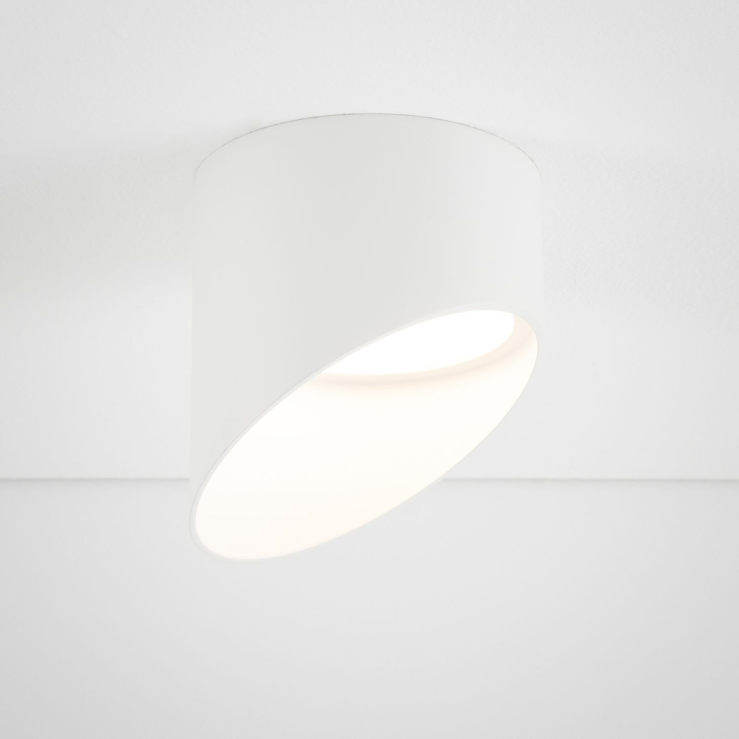 Spot encastré GX53 Blanc Aluminium Plafond encastré