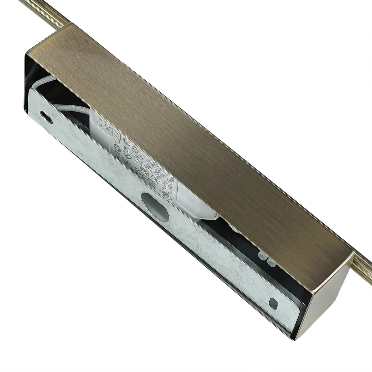 LED Bilderleuchte Metall Jugendstil 8W 79,5cm lang Klinge, Rasiermesser, Waffe