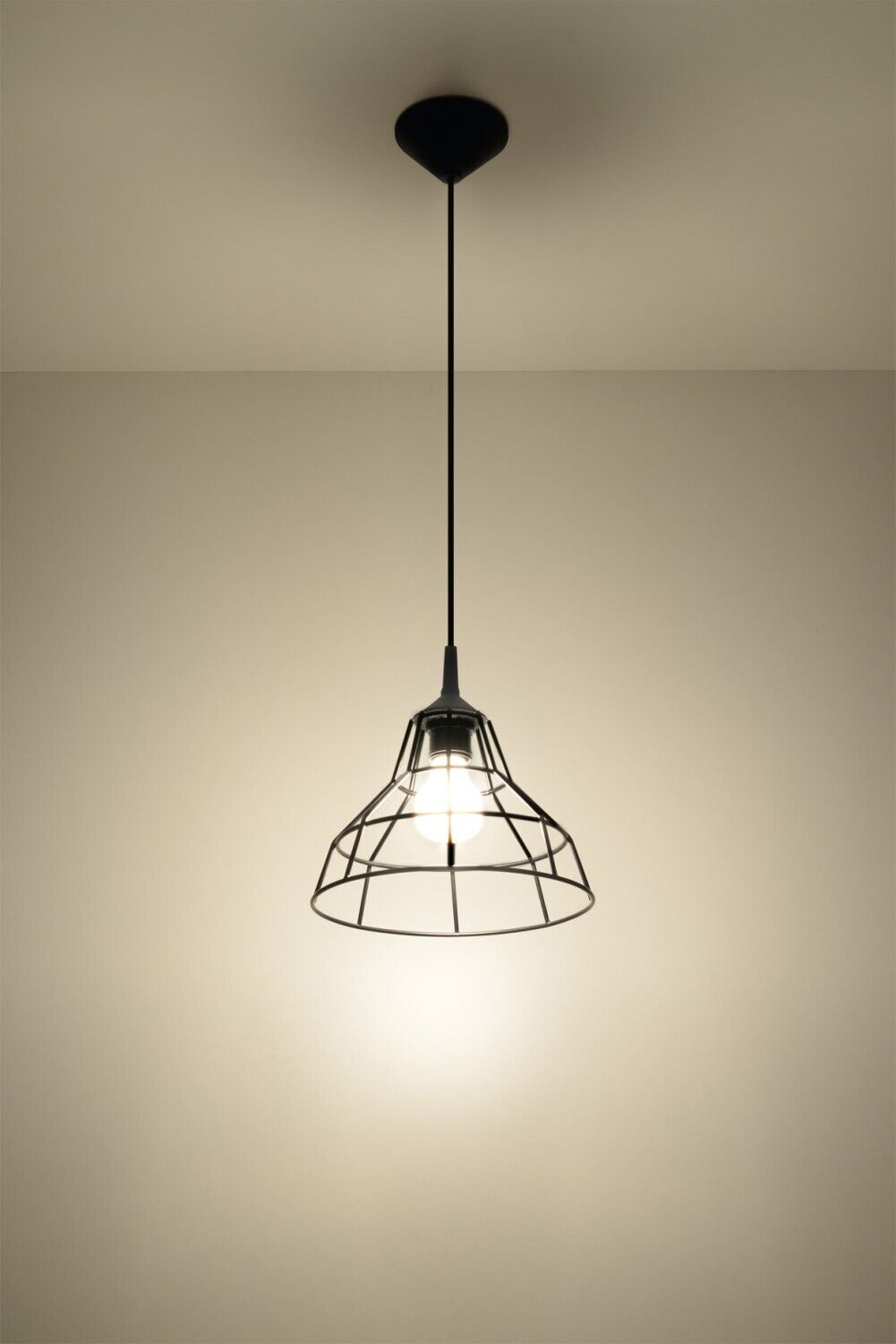 Luminaire à cadre en noir