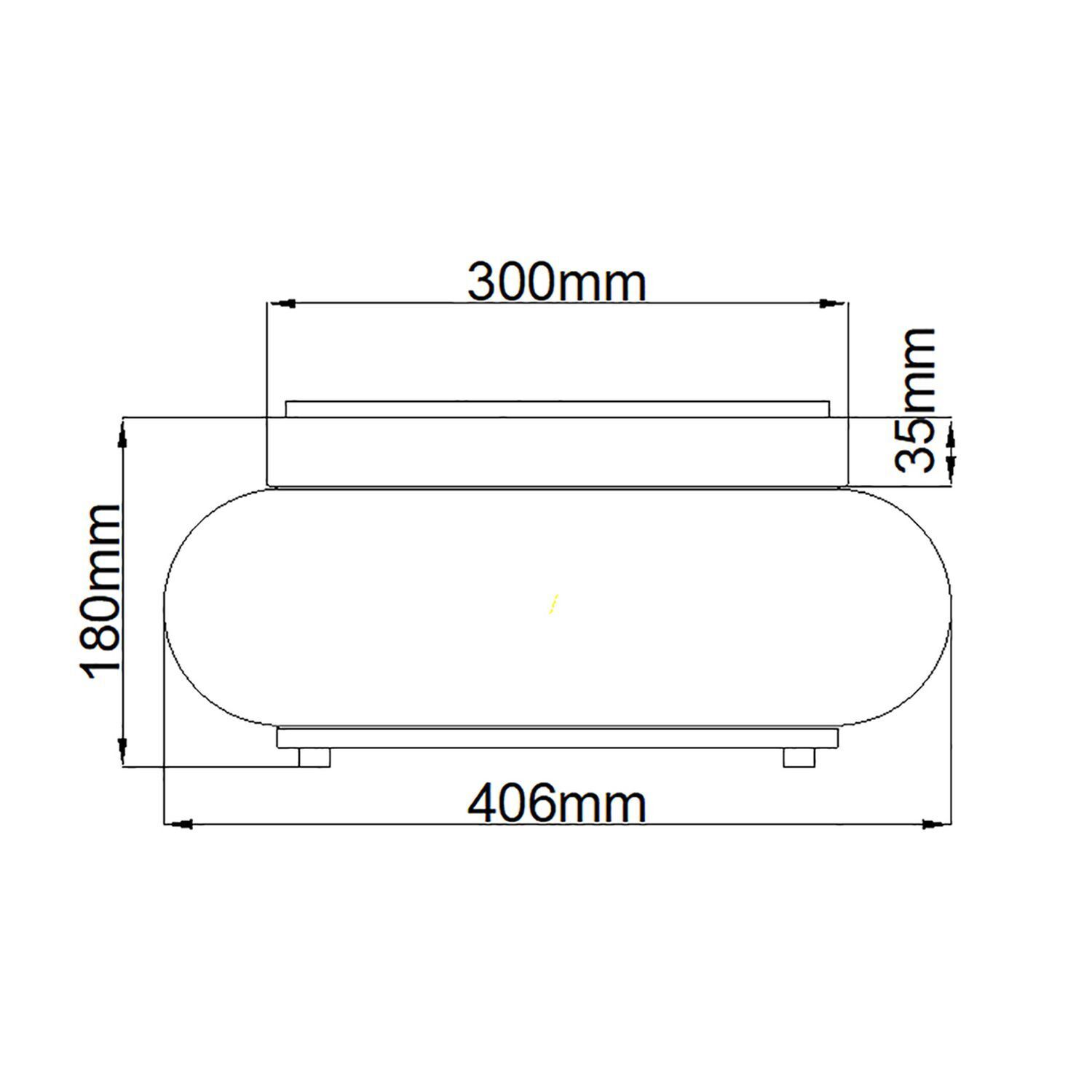 Lampe de plafonnier IP44 salle de bain ronde Ø 40,6 cm 3x E27 chrome Diagramm, Handlung