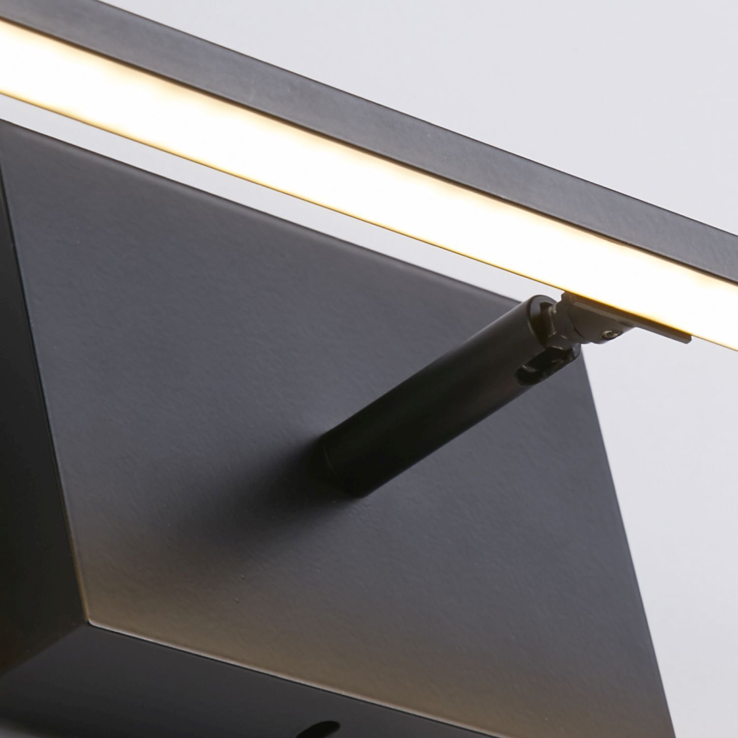 Lampe LED pour miroir noir métal L:61 cm IP44 10 W
