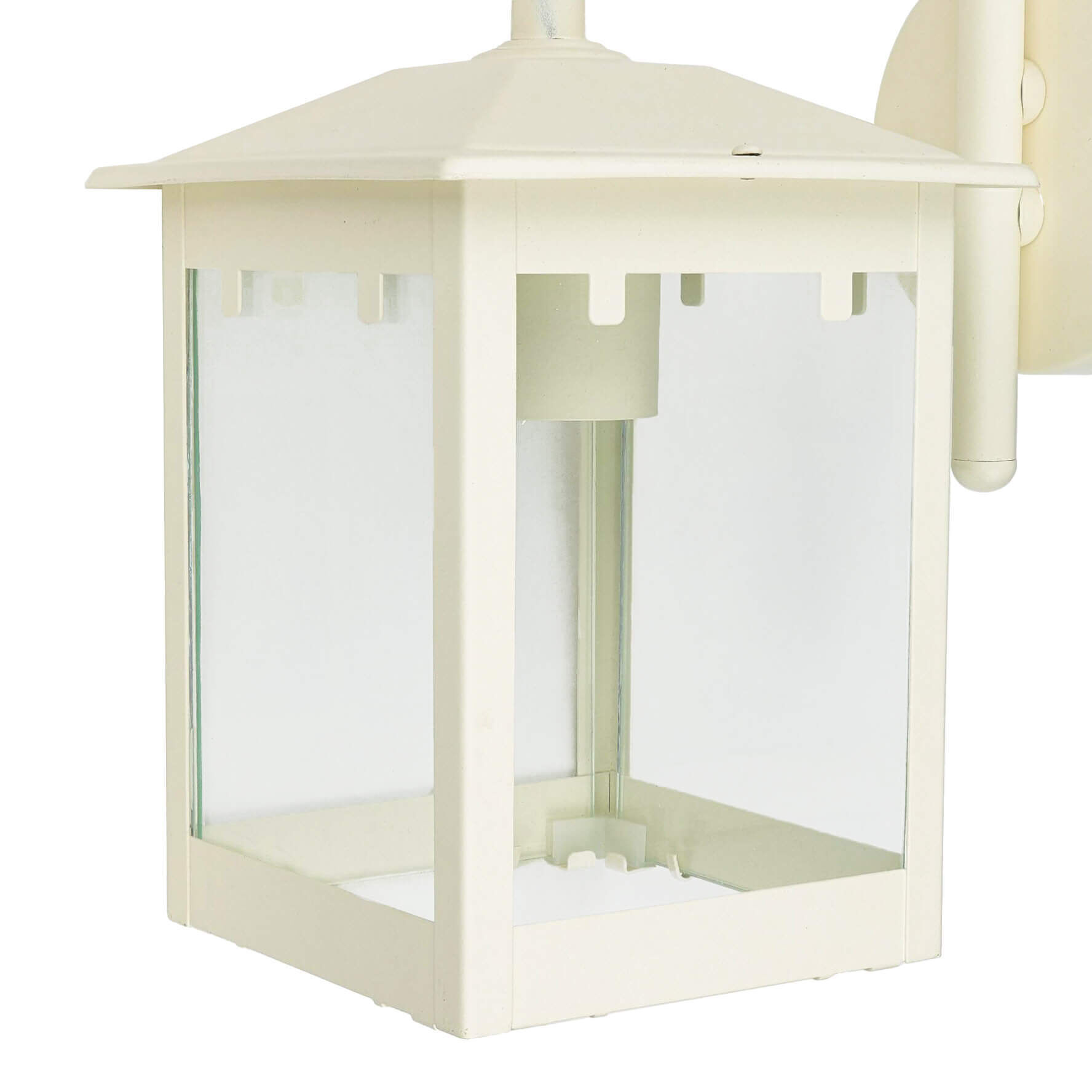 Applique murale d'extérieur Crème Lampe, Laterne, Briefkasten