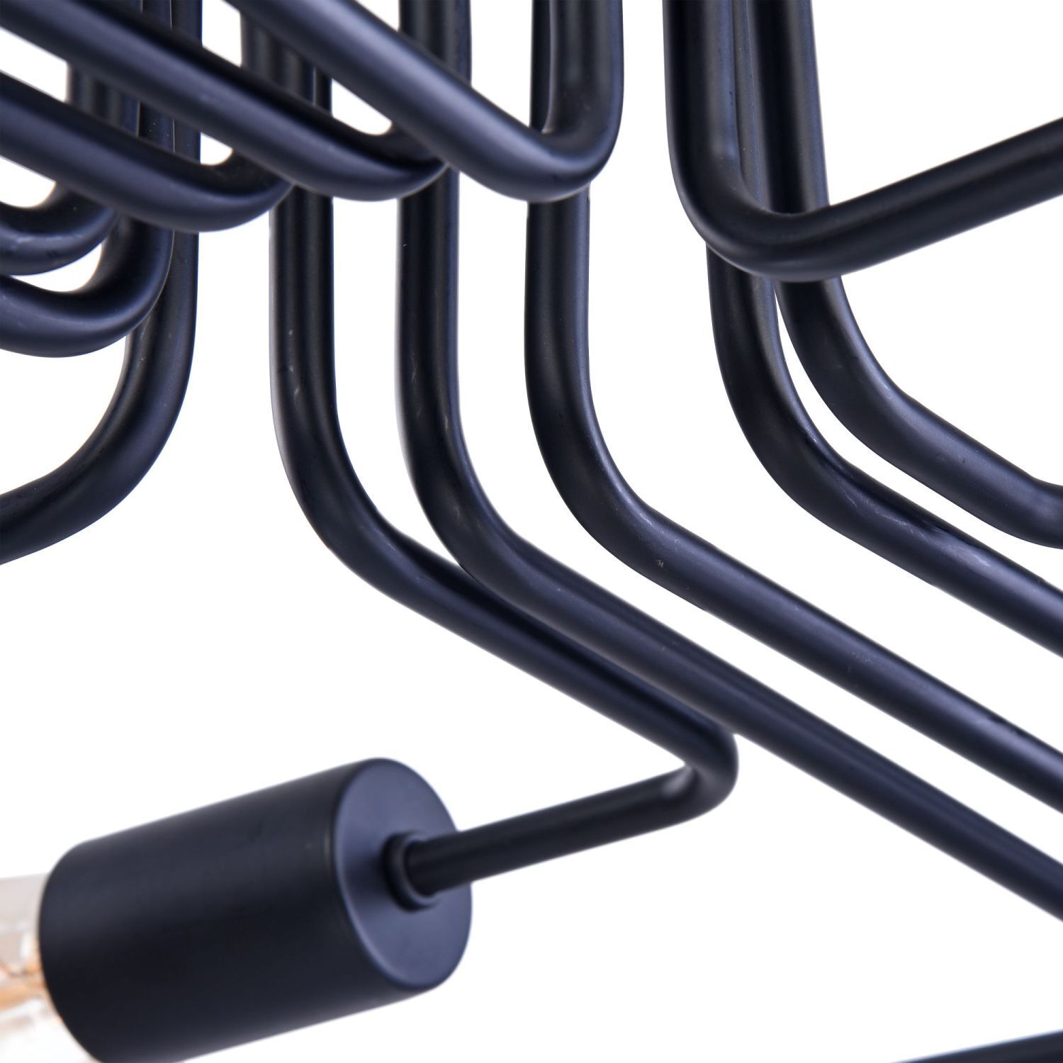 Deckenleuchte Metall E27 Schwarz Retro LENI Deckenleuchte Metall E27 Schwarz Retro LENI