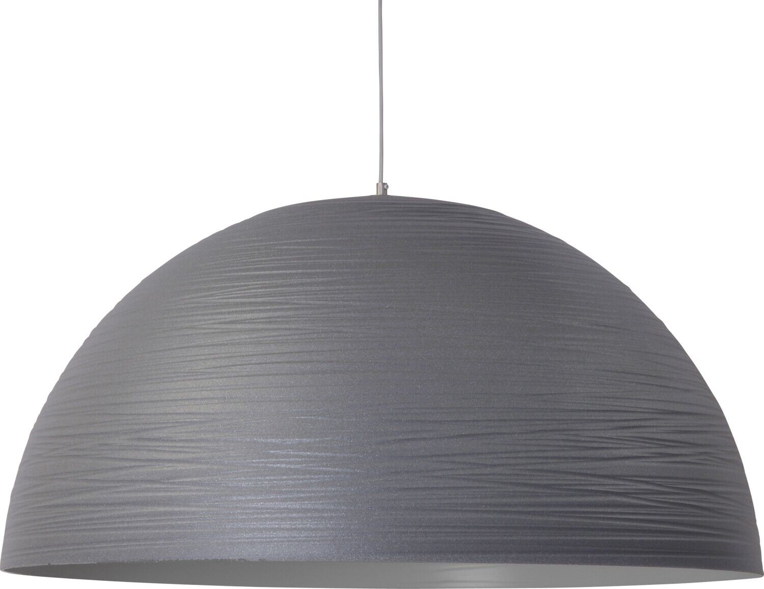 XXL Lampe suspendue Ø72cm argent CASCO fait main
