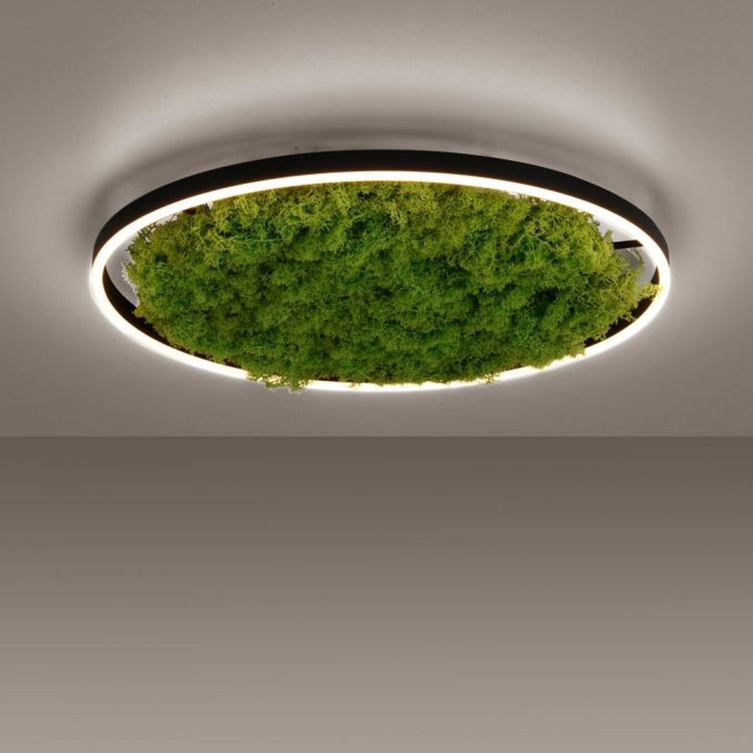 Lampe de plafonnier LED à intensité variable Mousse Noir 3000 K 28 W
