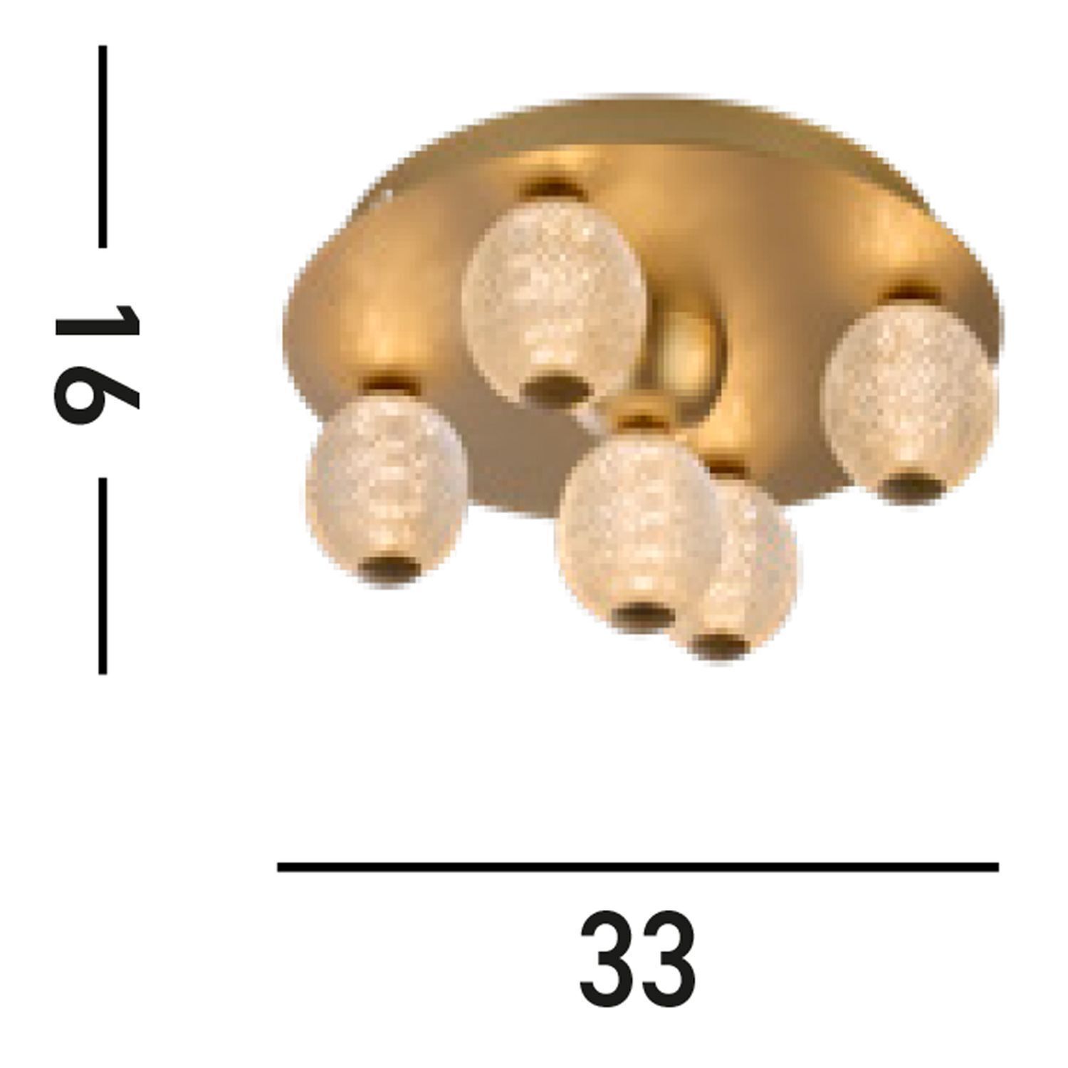 deckenleuchte, goldfarbig, mehrfachbirne, pendelmontage, globen